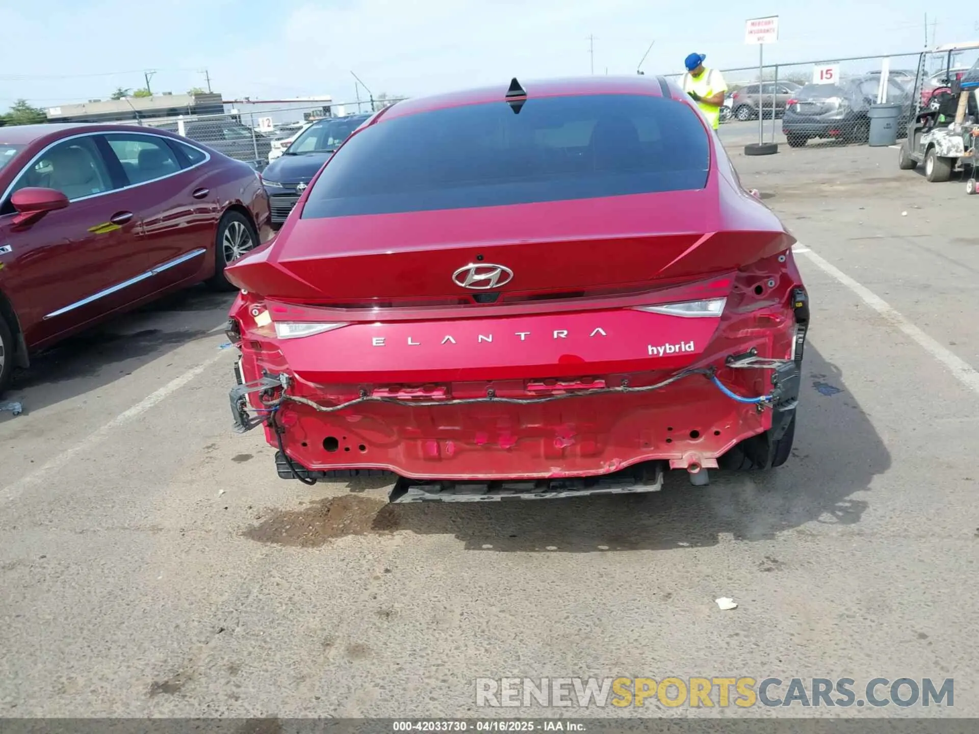 16 Photograph of a damaged car KMHLN4AJ1PU051115 HYUNDAI ELANTRA HYBRID 2023