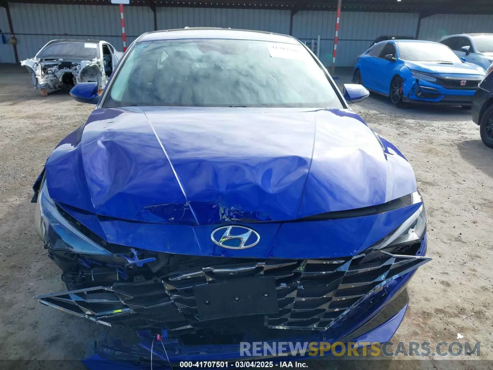 13 Photograph of a damaged car KMHLN4AJ2PU062253 HYUNDAI ELANTRA HYBRID 2023