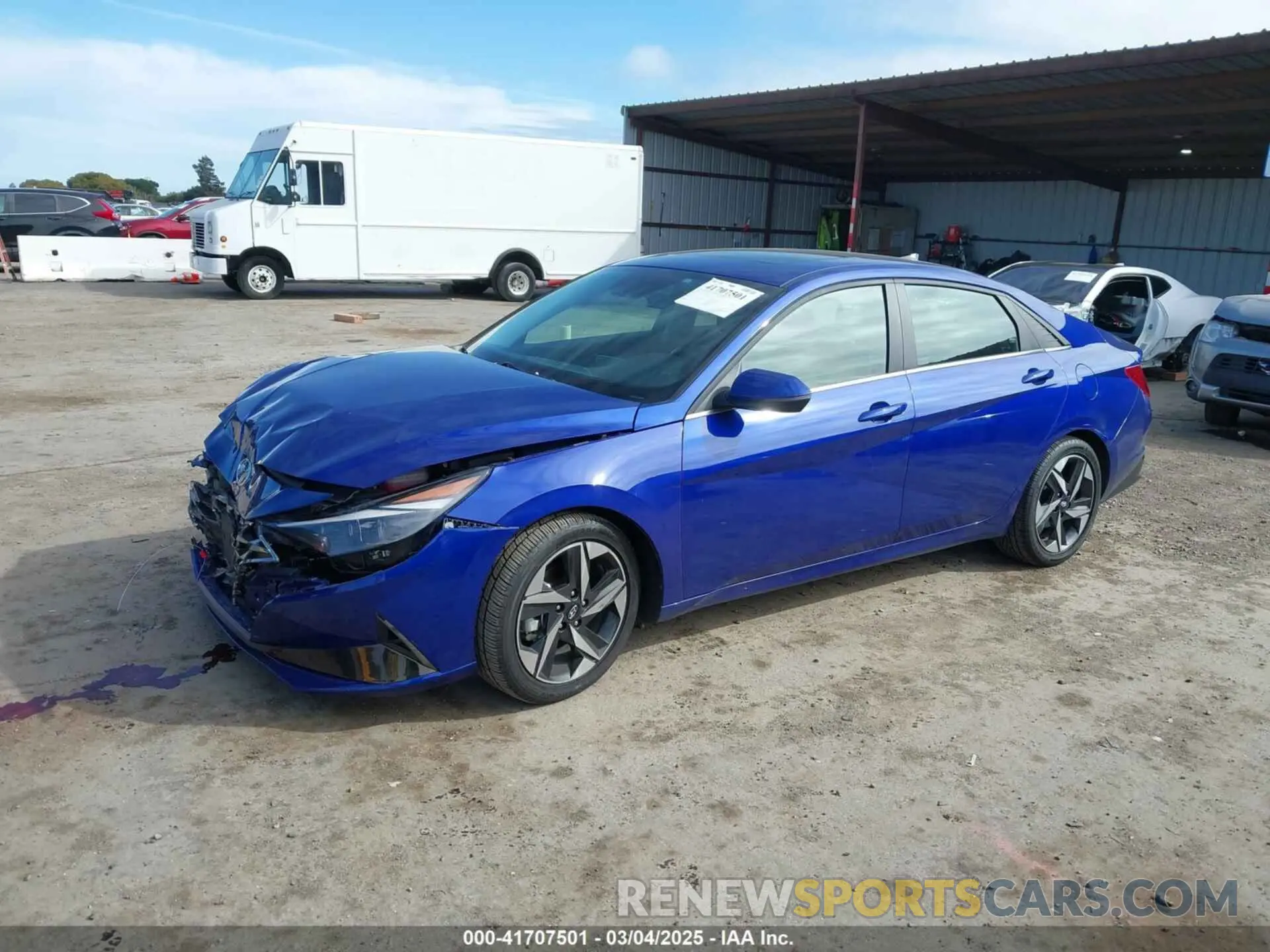 2 Photograph of a damaged car KMHLN4AJ2PU062253 HYUNDAI ELANTRA HYBRID 2023