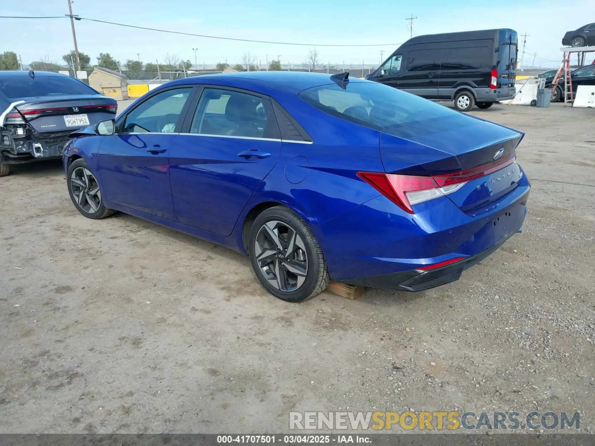 3 Photograph of a damaged car KMHLN4AJ2PU062253 HYUNDAI ELANTRA HYBRID 2023