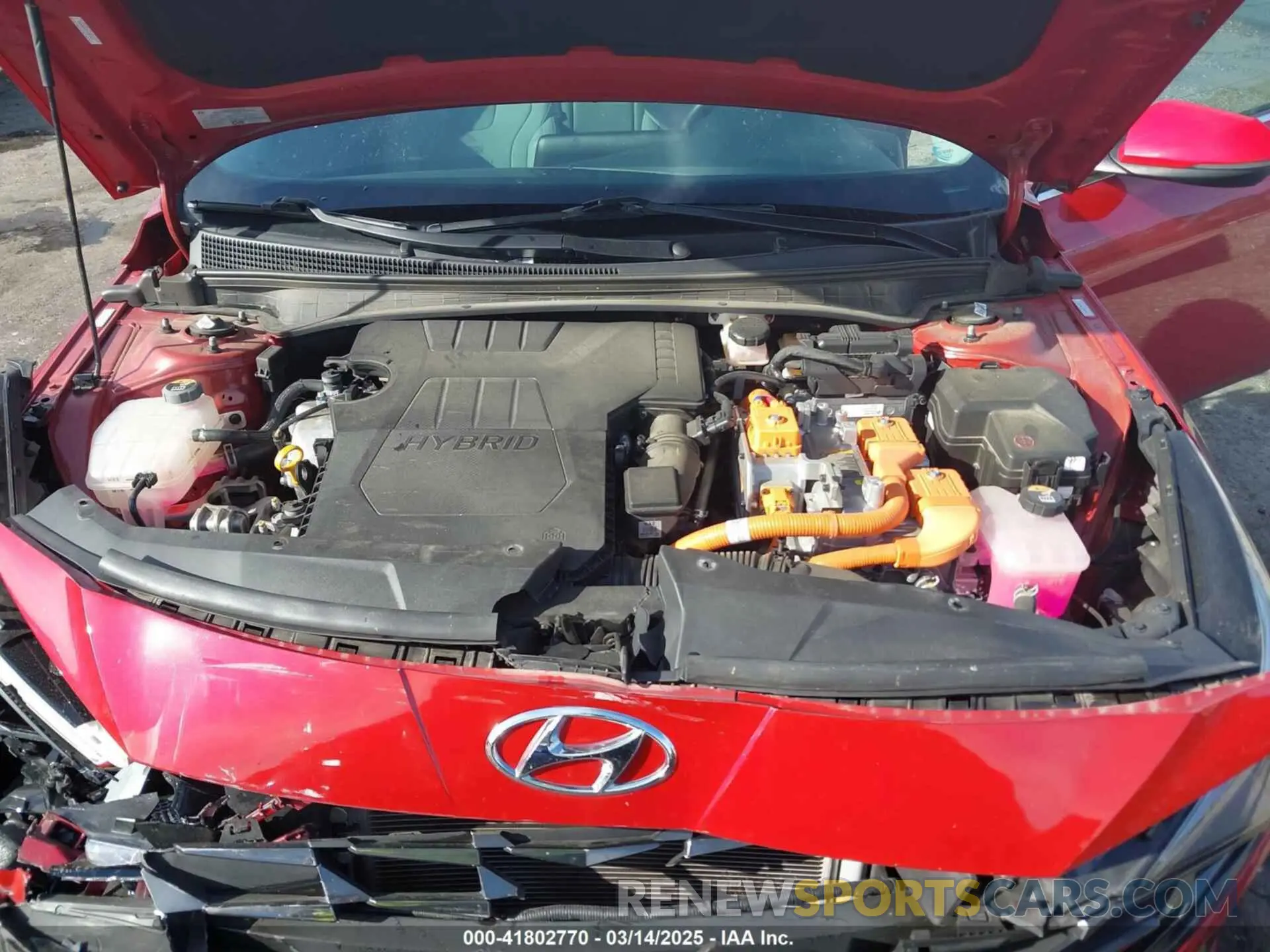 10 Photograph of a damaged car KMHLN4AJ3PU050791 HYUNDAI ELANTRA HYBRID 2023