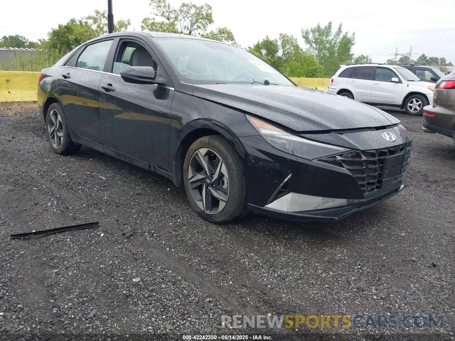 1 Photograph of a damaged car KMHLN4AJ3PU066926 HYUNDAI ELANTRA HYBRID 2023