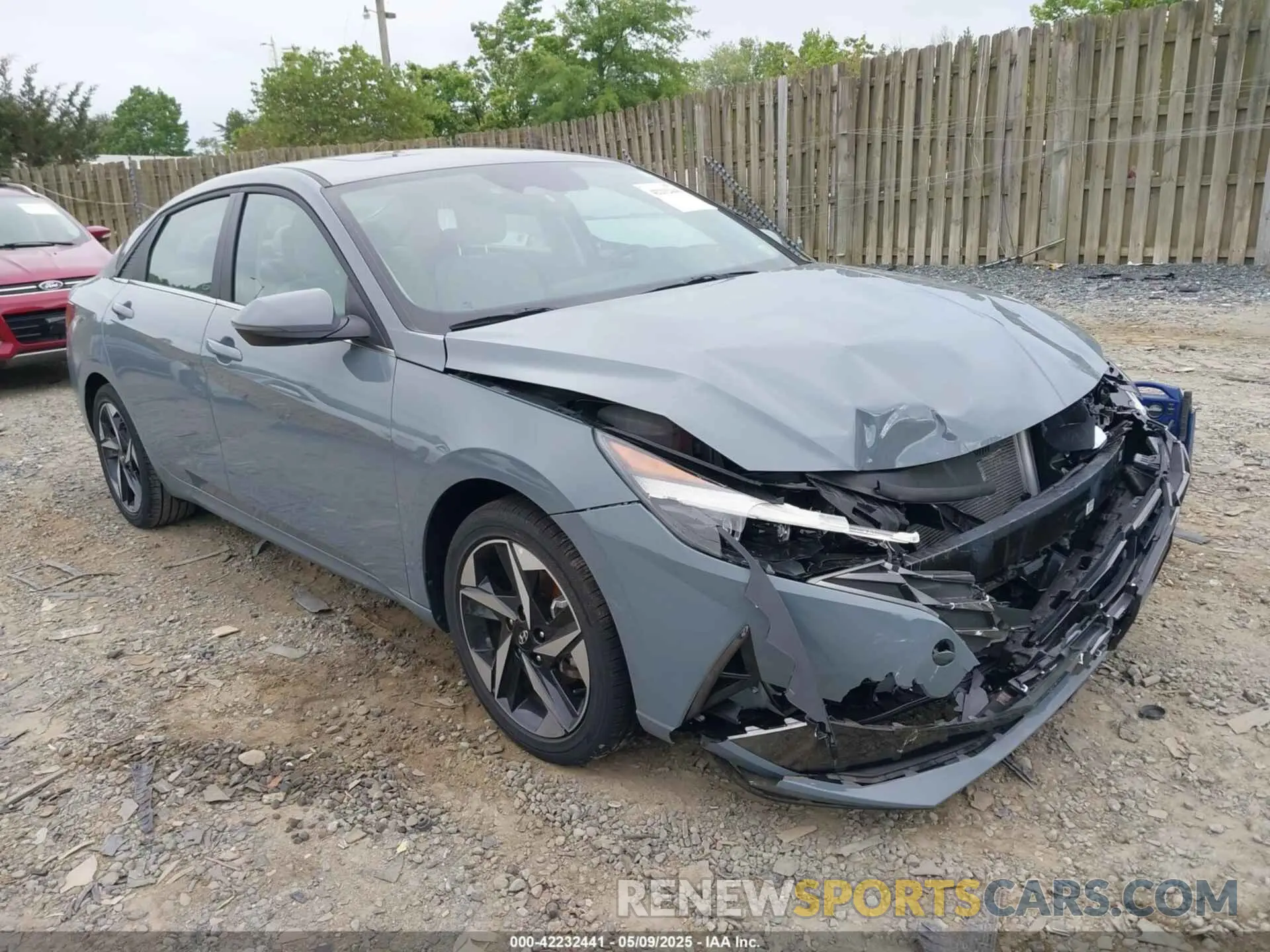 1 Photograph of a damaged car KMHLN4AJ4PU038763 HYUNDAI ELANTRA HYBRID 2023