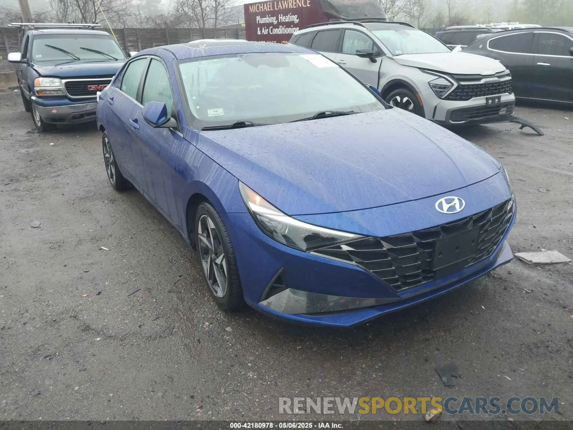 1 Photograph of a damaged car KMHLN4AJ4PU046331 HYUNDAI ELANTRA HYBRID 2023