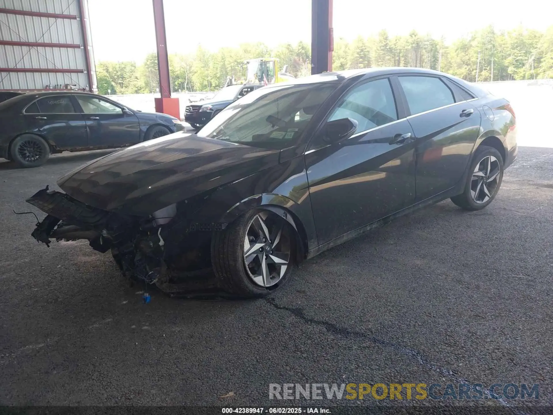 2 Photograph of a damaged car KMHLN4AJ4PU052338 HYUNDAI ELANTRA HYBRID 2023