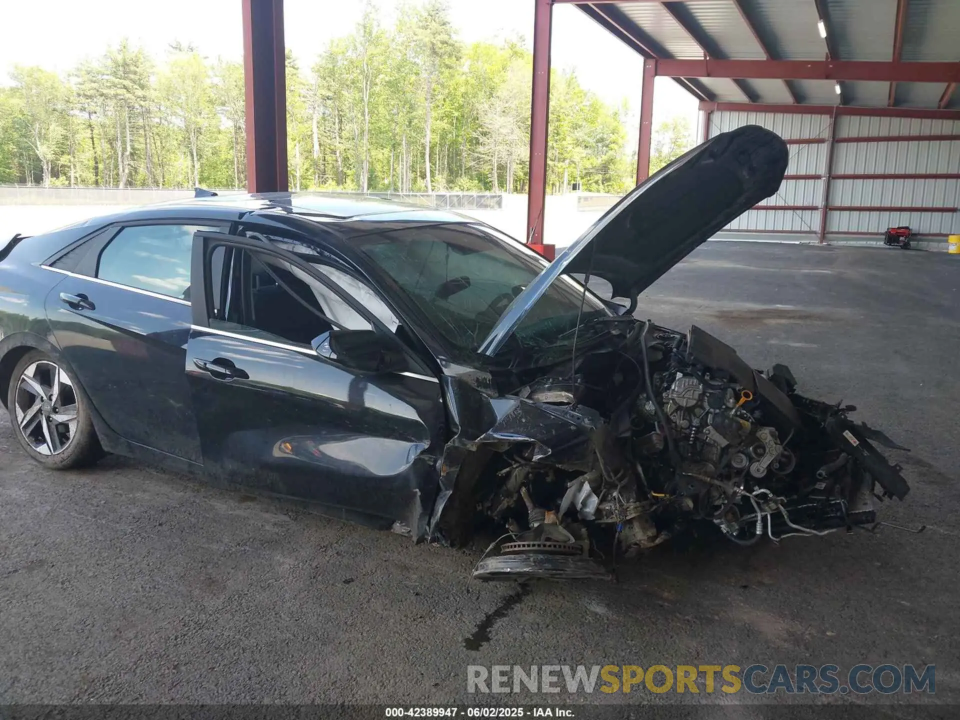 6 Photograph of a damaged car KMHLN4AJ4PU052338 HYUNDAI ELANTRA HYBRID 2023