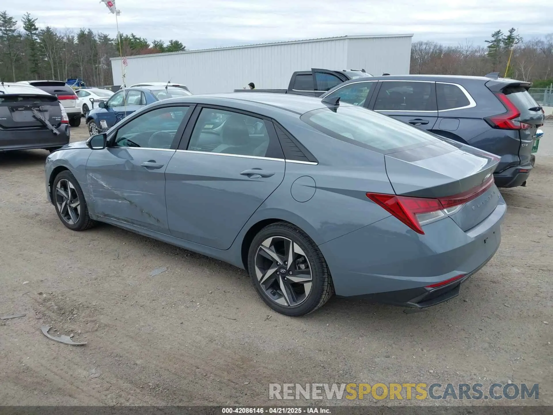 3 Photograph of a damaged car KMHLN4AJ5PU048153 HYUNDAI ELANTRA HYBRID 2023