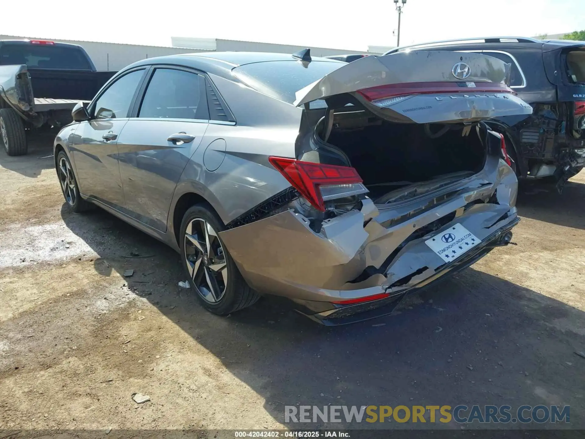 3 Photograph of a damaged car KMHLN4AJ5PU090614 HYUNDAI ELANTRA HYBRID 2023