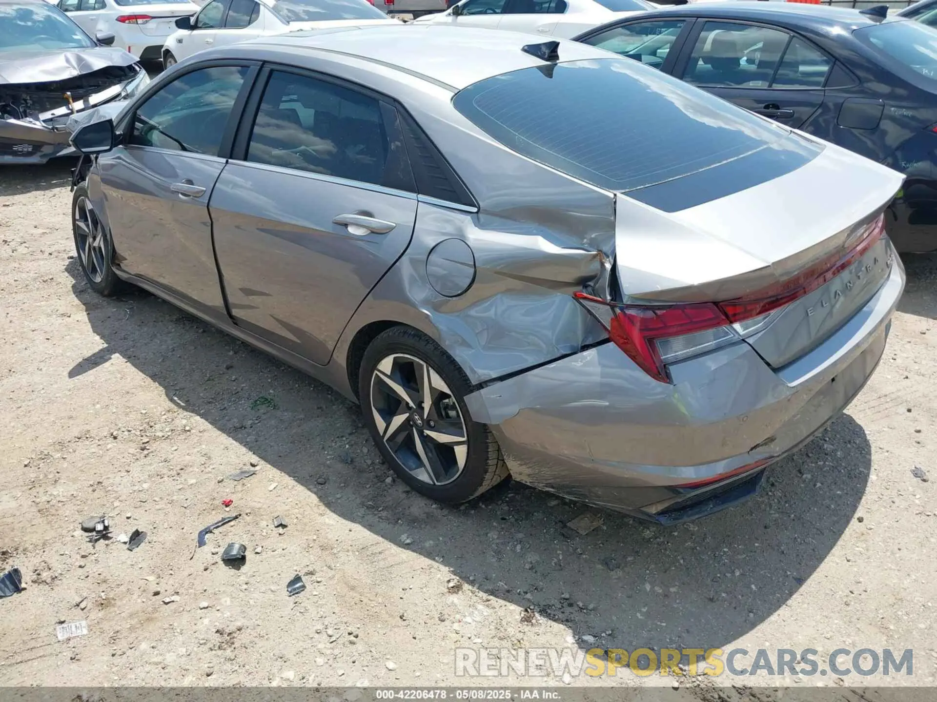 3 Photograph of a damaged car KMHLN4AJ6PU053040 HYUNDAI ELANTRA HYBRID 2023