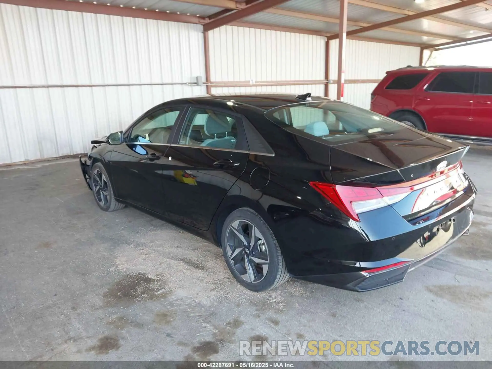 3 Photograph of a damaged car KMHLN4AJ6PU068802 HYUNDAI ELANTRA HYBRID 2023