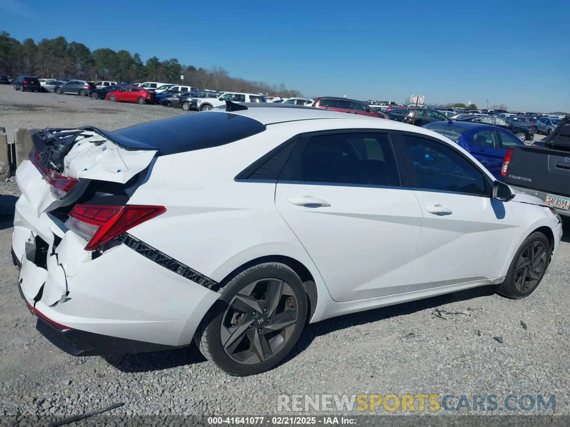 14 Photograph of a damaged car KMHLN4AJ7PU045447 HYUNDAI ELANTRA HYBRID 2023