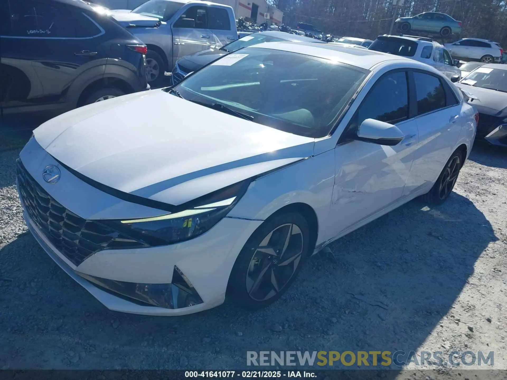 2 Photograph of a damaged car KMHLN4AJ7PU045447 HYUNDAI ELANTRA HYBRID 2023
