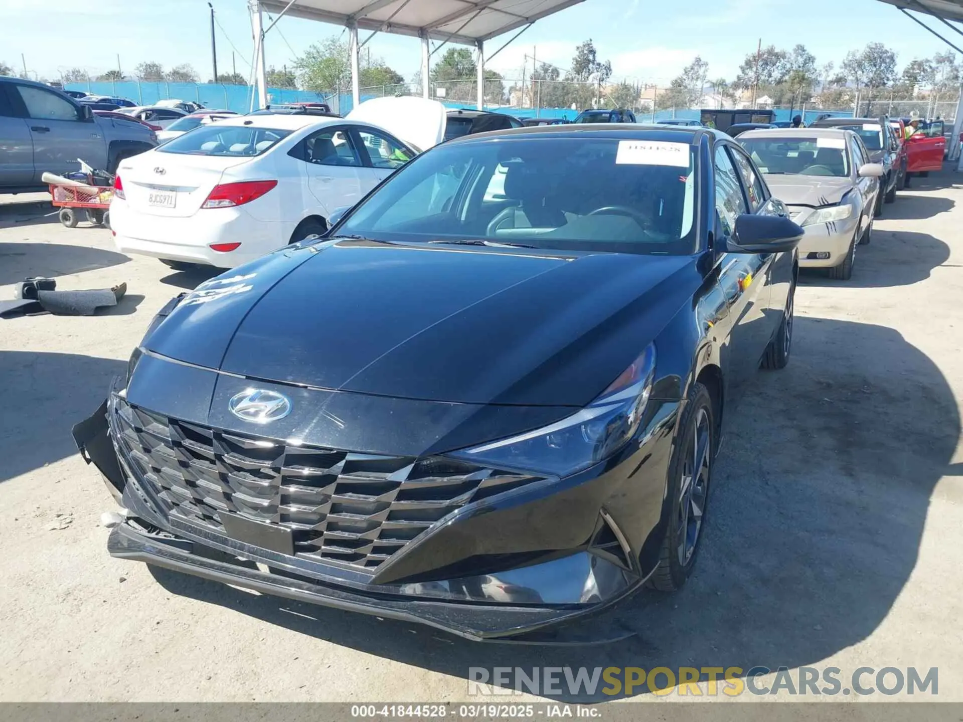 2 Photograph of a damaged car KMHLN4AJ7PU048266 HYUNDAI ELANTRA HYBRID 2023