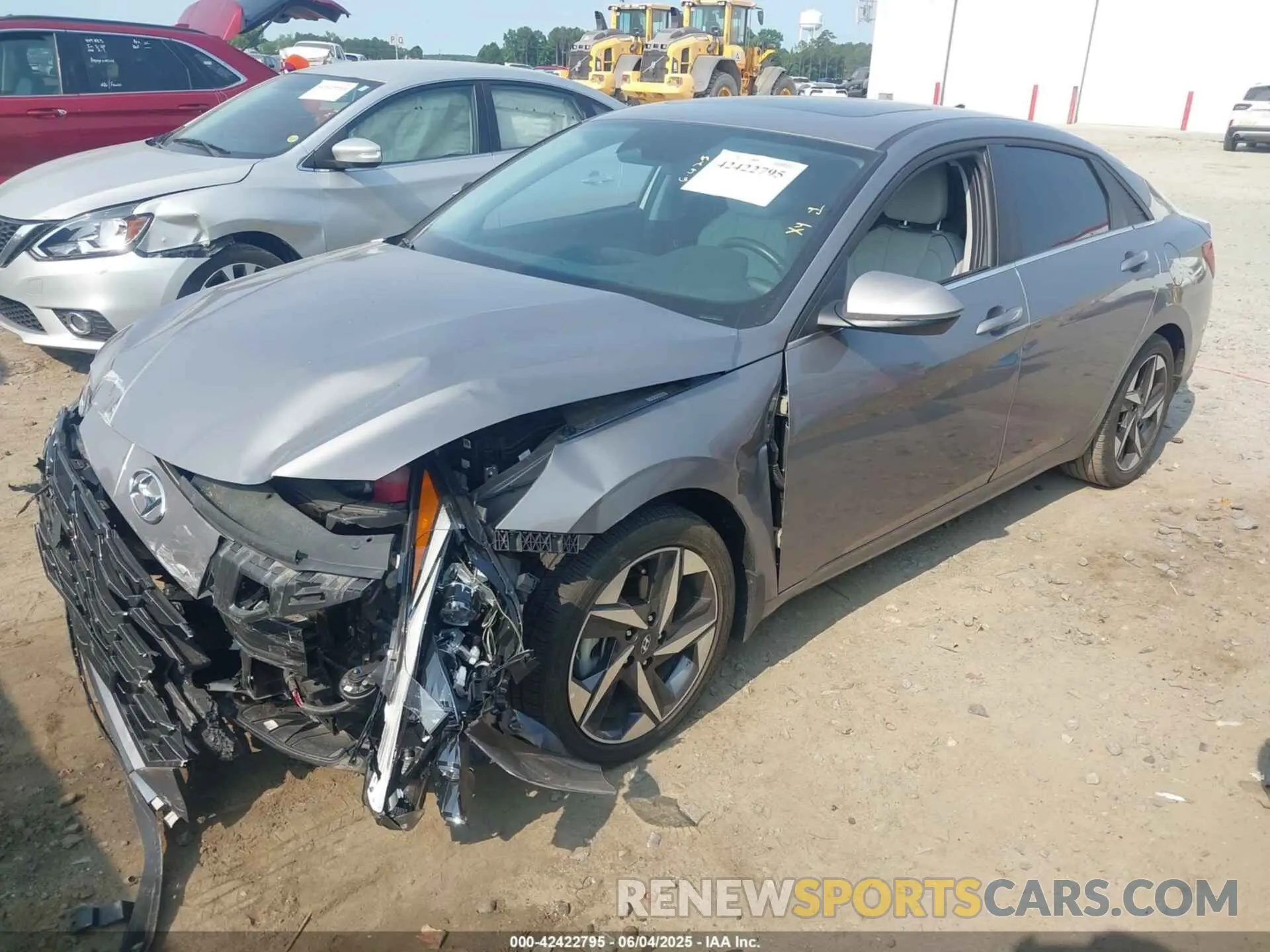 2 Photograph of a damaged car KMHLN4AJ7PU051183 HYUNDAI ELANTRA HYBRID 2023
