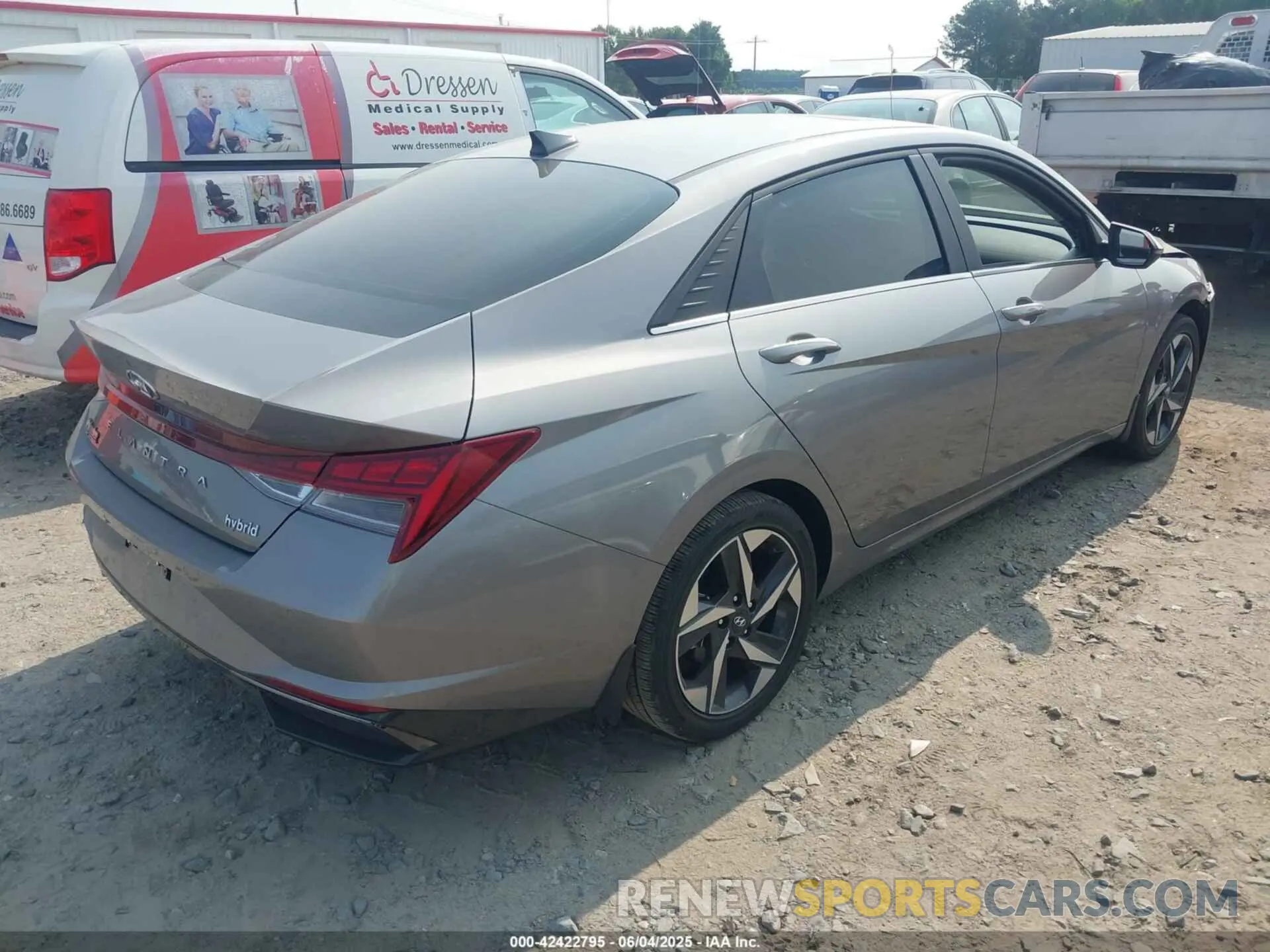 4 Photograph of a damaged car KMHLN4AJ7PU051183 HYUNDAI ELANTRA HYBRID 2023