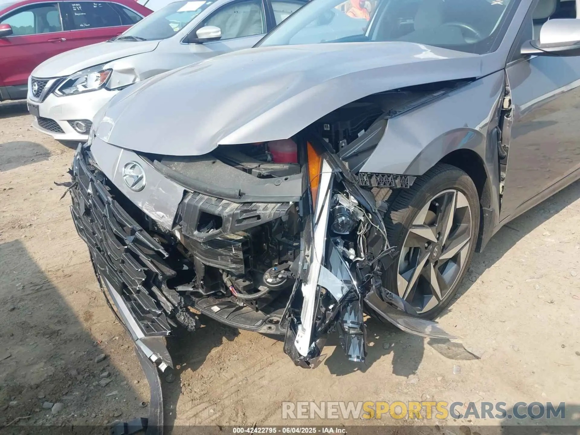6 Photograph of a damaged car KMHLN4AJ7PU051183 HYUNDAI ELANTRA HYBRID 2023