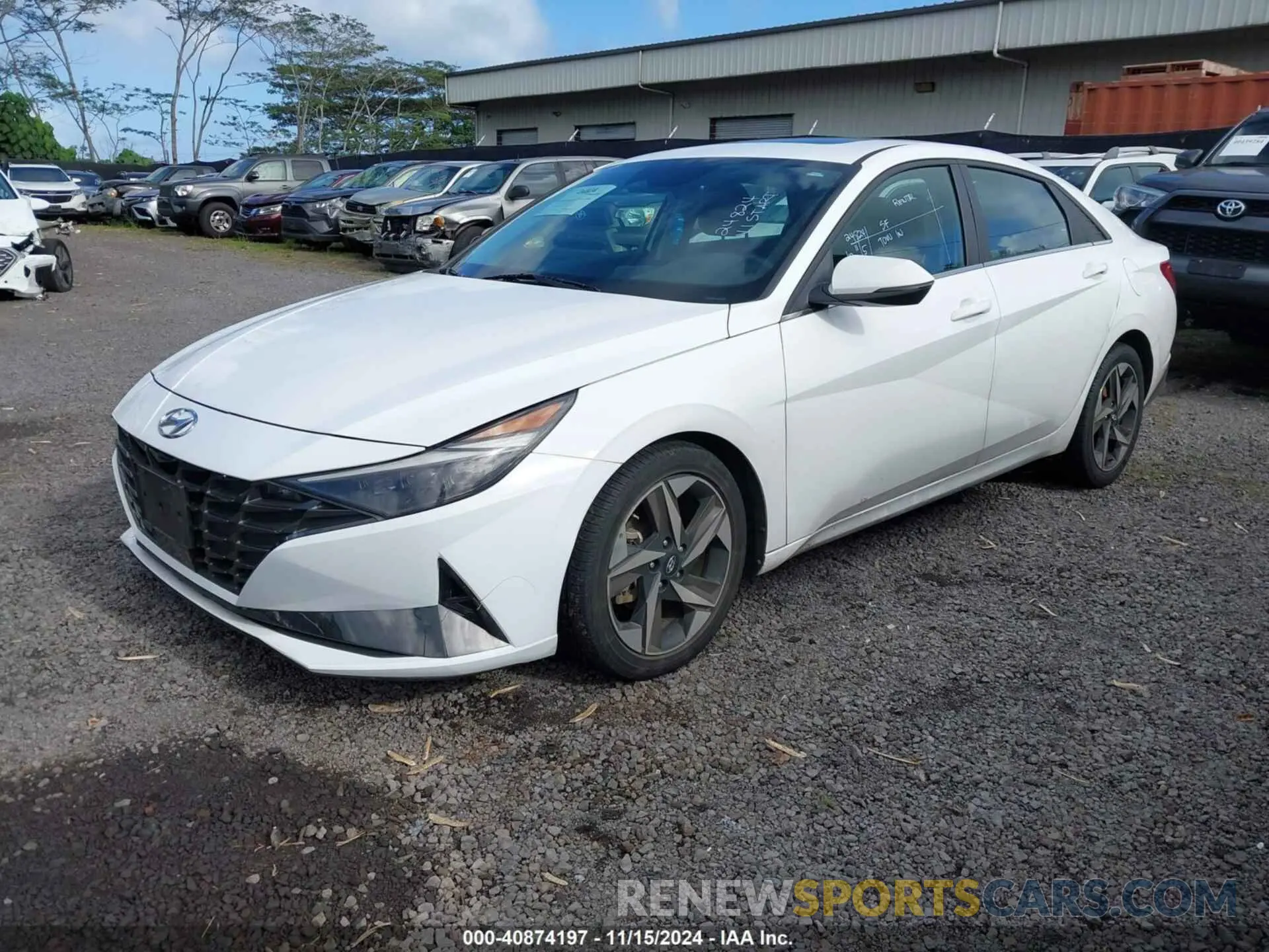2 Photograph of a damaged car KMHLN4AJ8PU036062 HYUNDAI ELANTRA HYBRID 2023