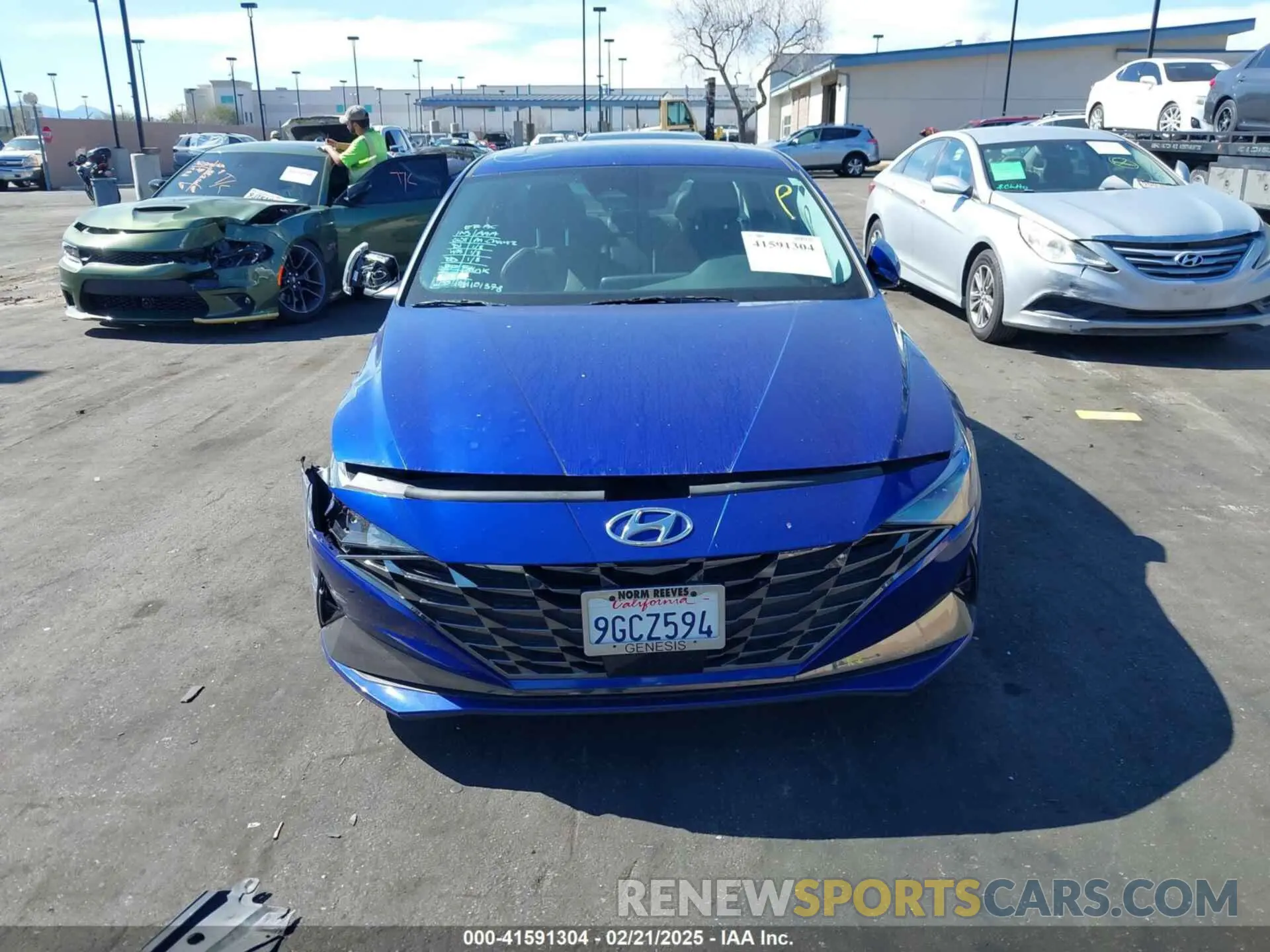 13 Photograph of a damaged car KMHLN4AJ8PU059695 HYUNDAI ELANTRA HYBRID 2023