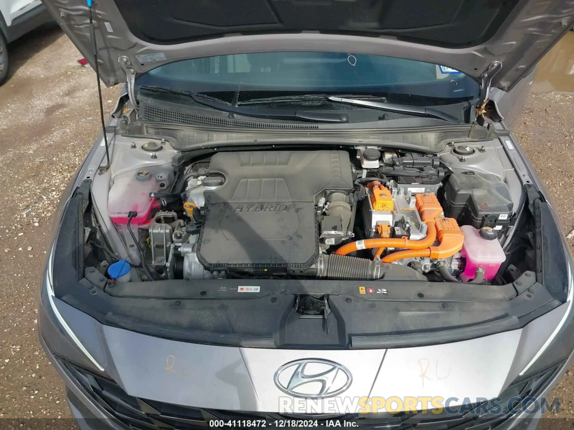 10 Photograph of a damaged car KMHLN4AJ8PU076013 HYUNDAI ELANTRA HYBRID 2023