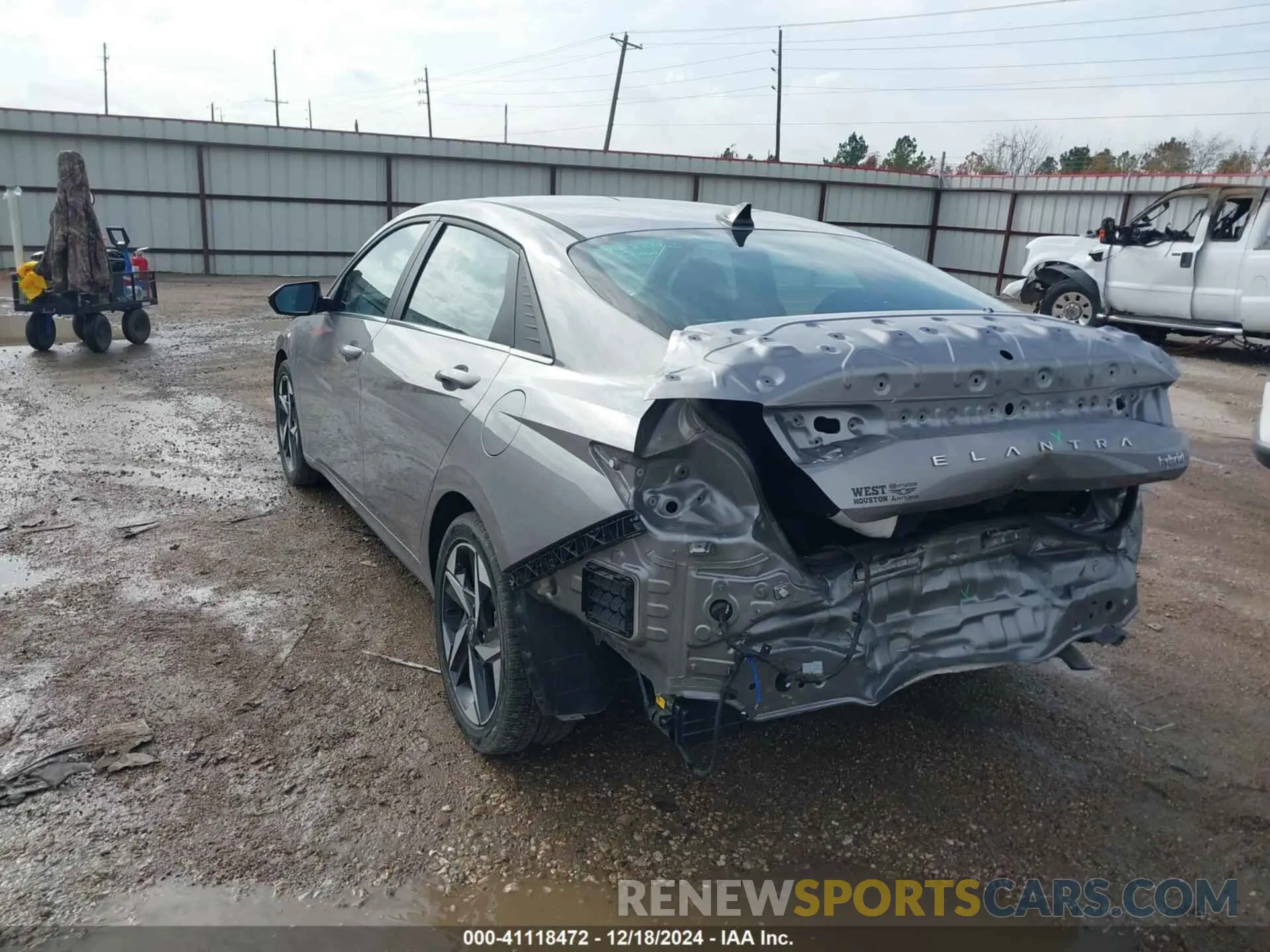 3 Photograph of a damaged car KMHLN4AJ8PU076013 HYUNDAI ELANTRA HYBRID 2023