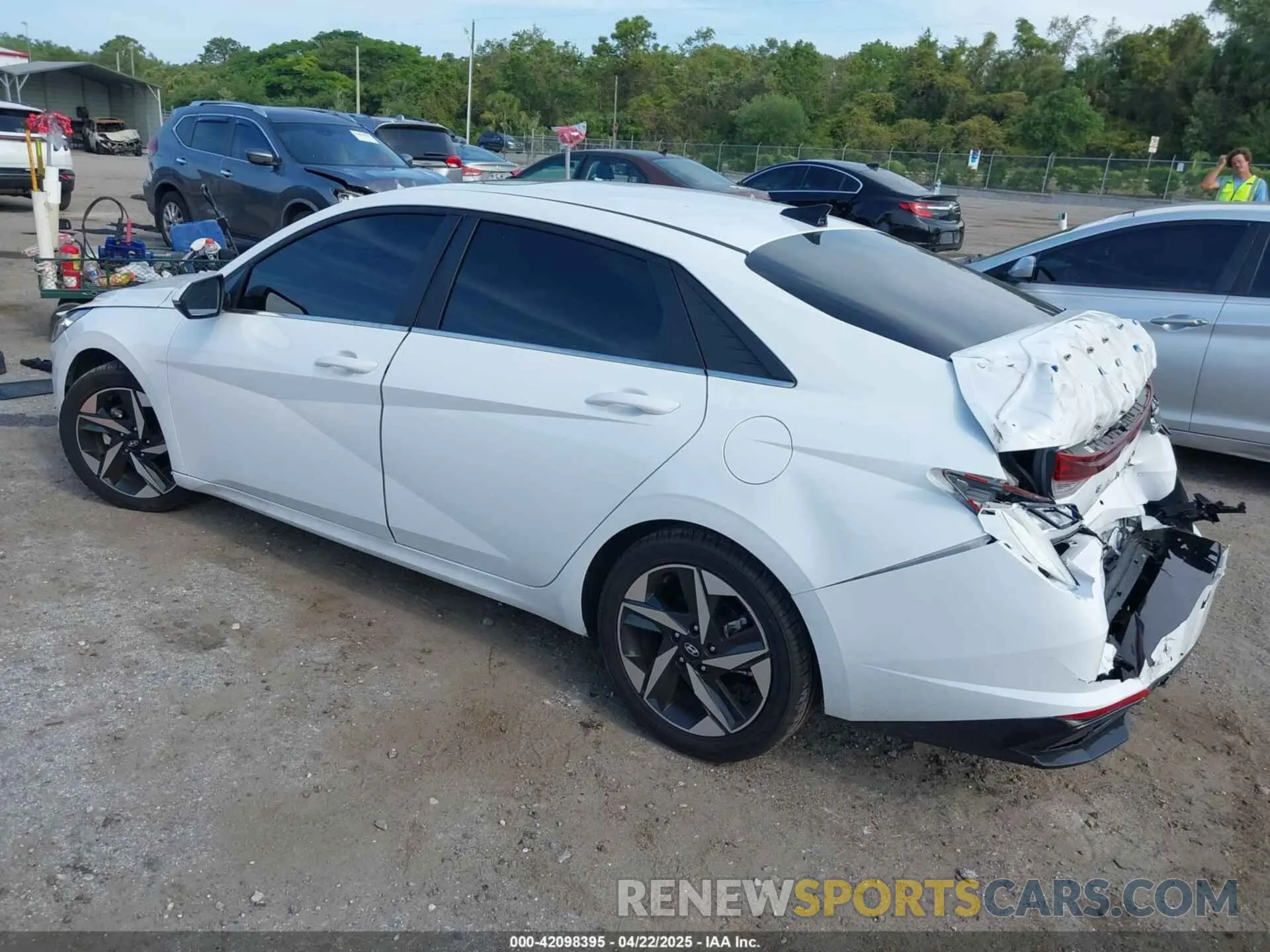 3 Photograph of a damaged car KMHLN4AJ9PU034501 HYUNDAI ELANTRA HYBRID 2023