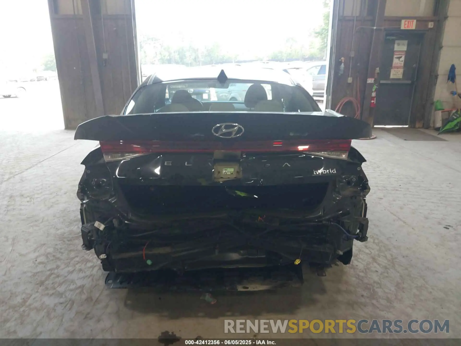 17 Photograph of a damaged car KMHLN4AJ9PU052528 HYUNDAI ELANTRA HYBRID 2023