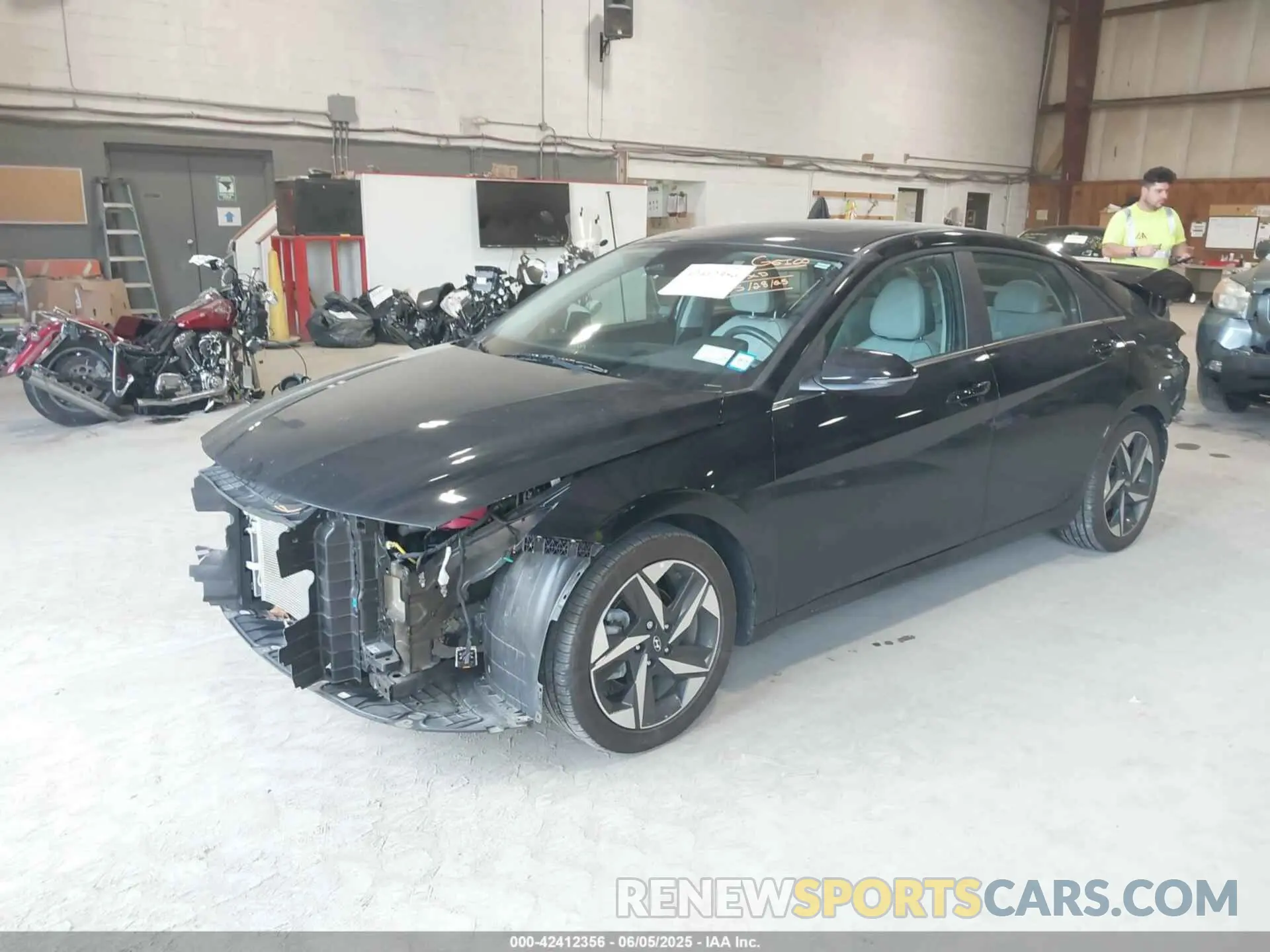 2 Photograph of a damaged car KMHLN4AJ9PU052528 HYUNDAI ELANTRA HYBRID 2023
