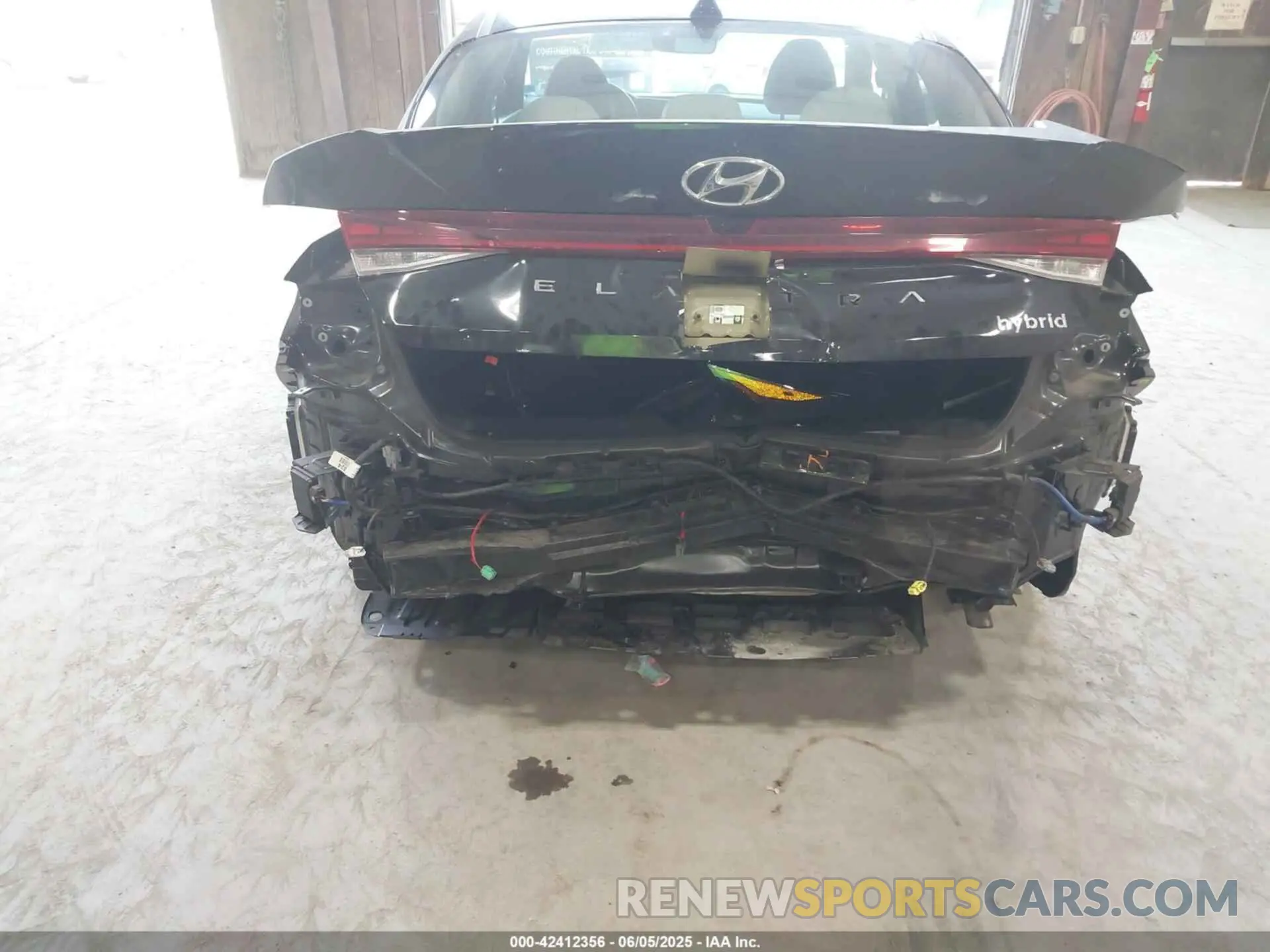 6 Photograph of a damaged car KMHLN4AJ9PU052528 HYUNDAI ELANTRA HYBRID 2023