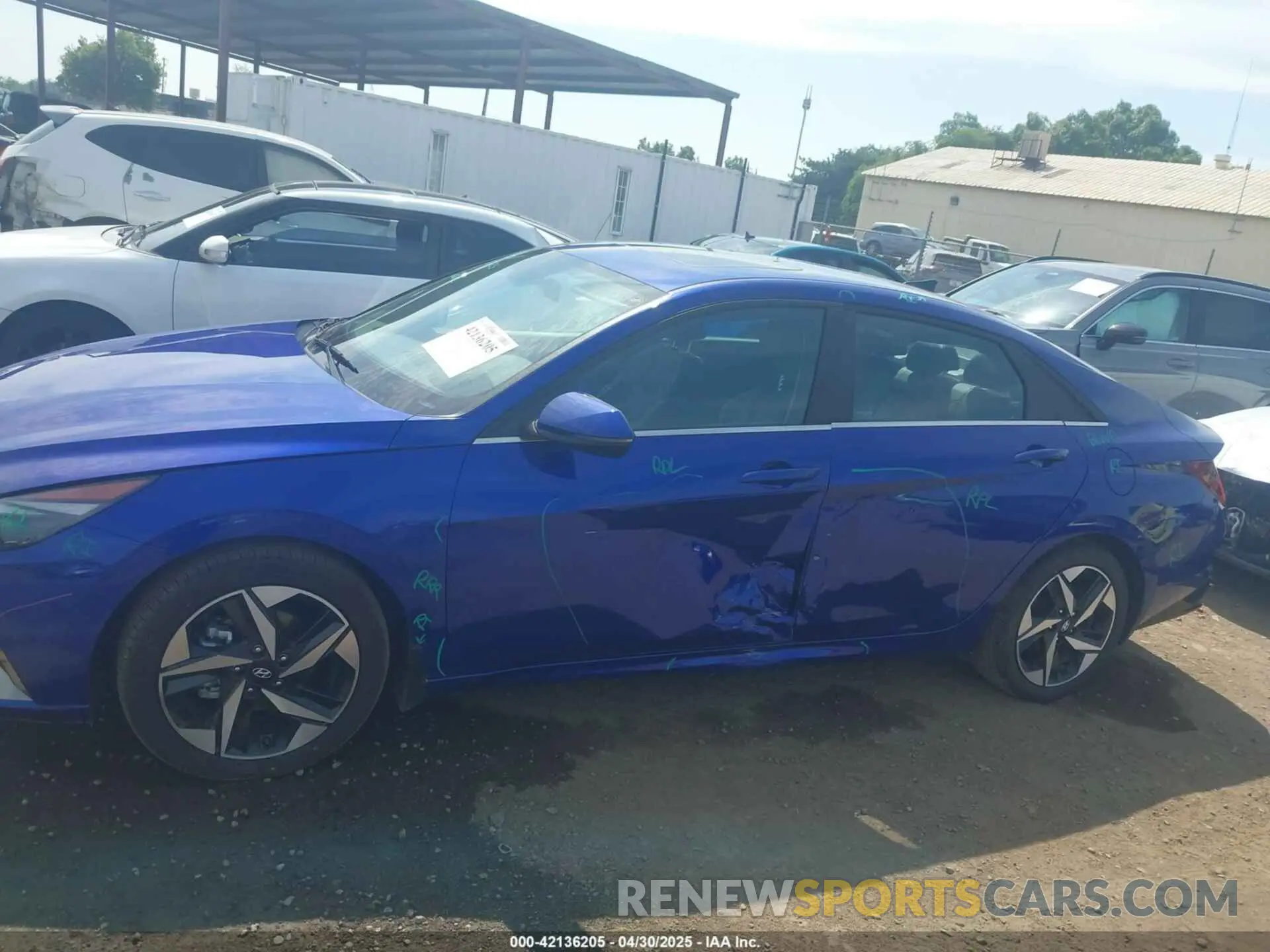 14 Photograph of a damaged car KMHLN4AJ9PU080846 HYUNDAI ELANTRA HYBRID 2023