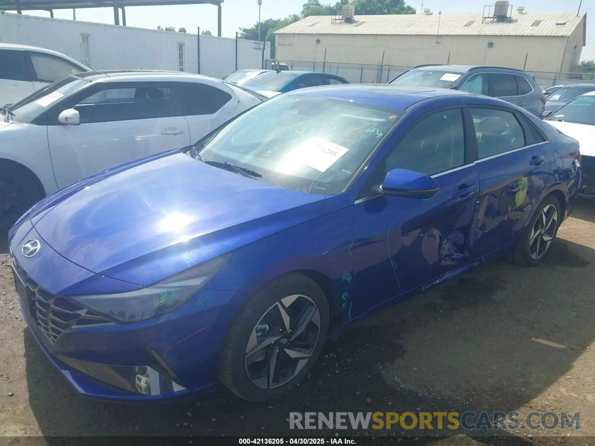 2 Photograph of a damaged car KMHLN4AJ9PU080846 HYUNDAI ELANTRA HYBRID 2023