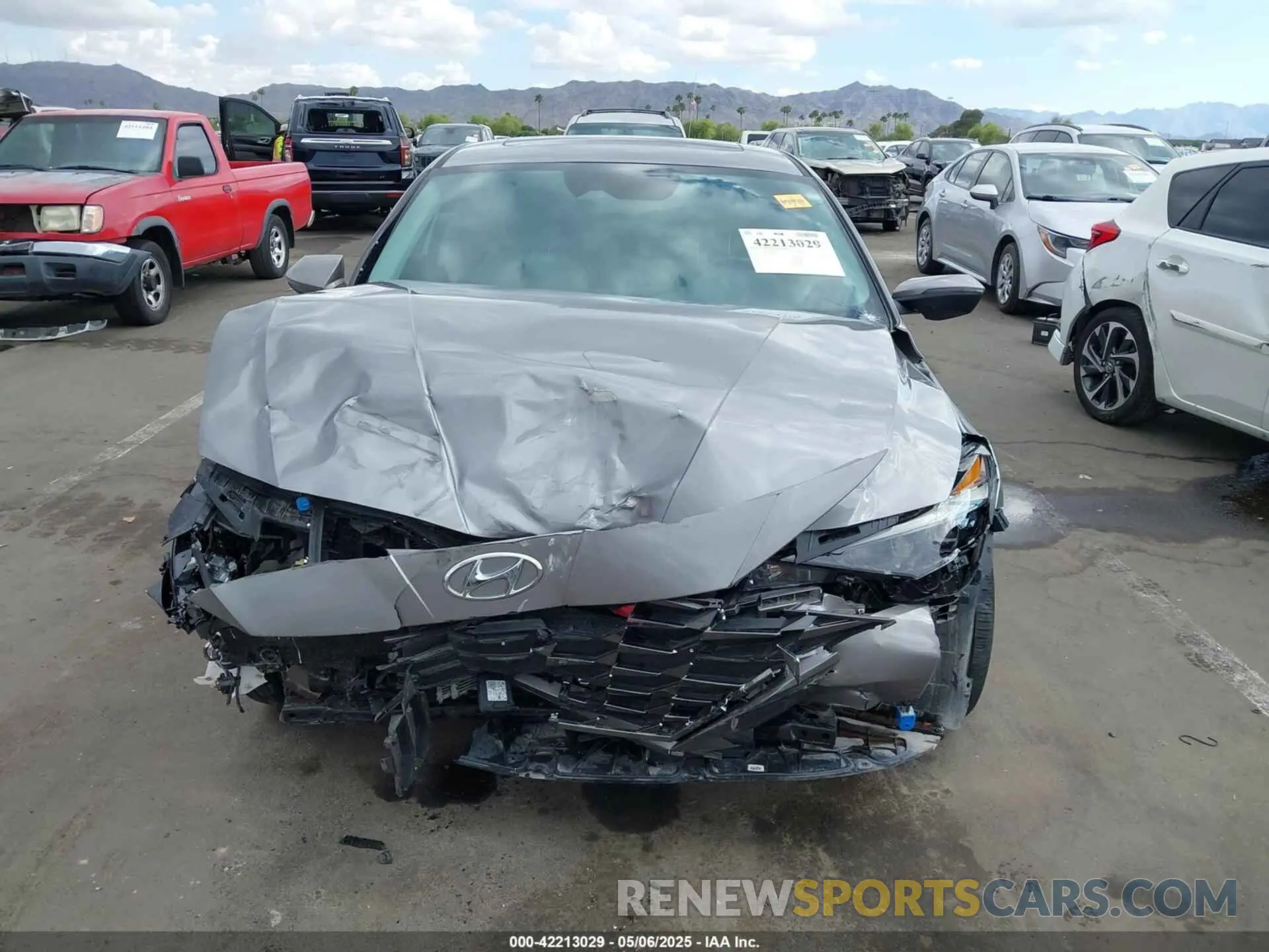 12 Photograph of a damaged car KMHLN4AJ9PU092057 HYUNDAI ELANTRA HYBRID 2023