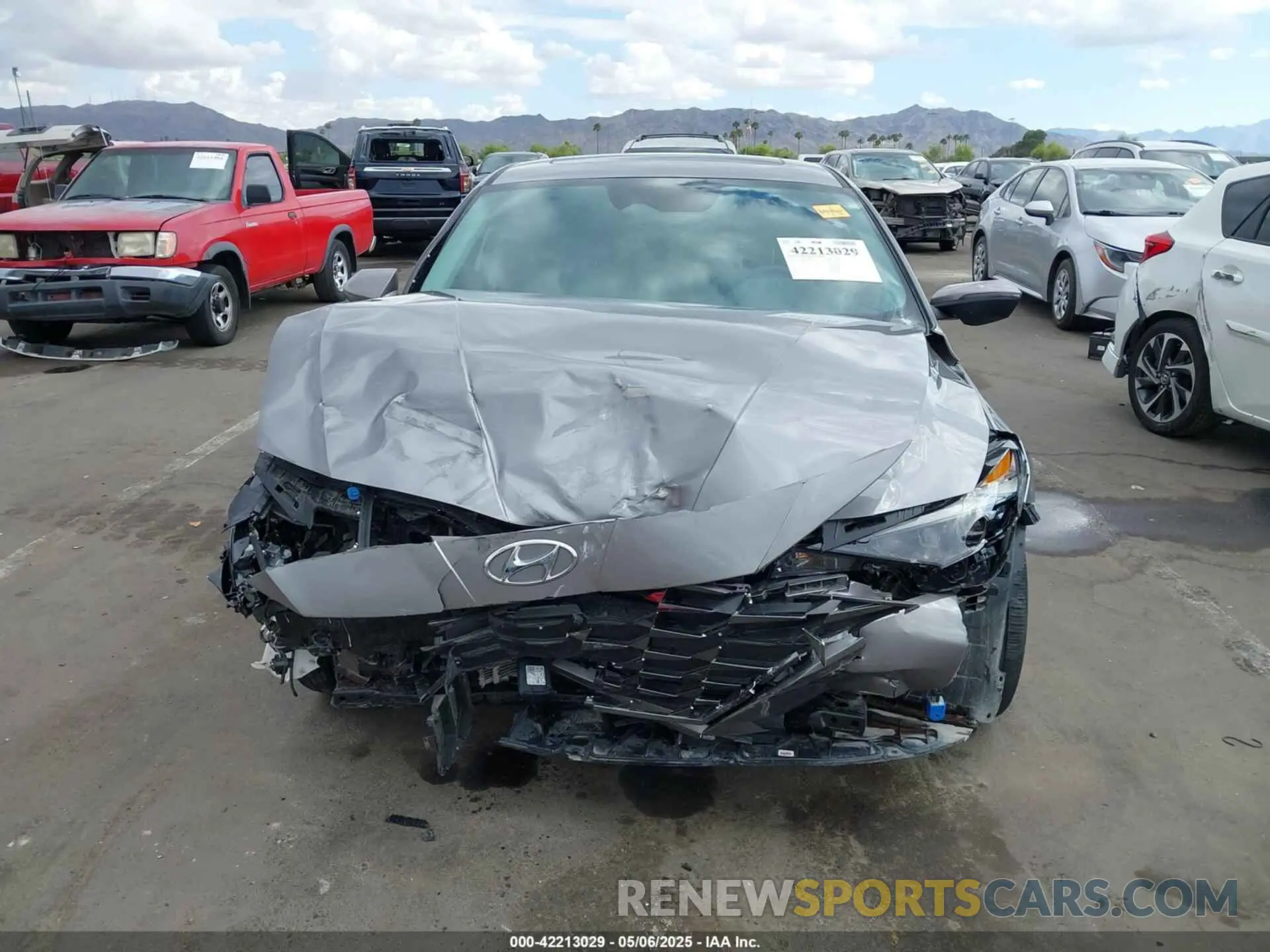 6 Photograph of a damaged car KMHLN4AJ9PU092057 HYUNDAI ELANTRA HYBRID 2023