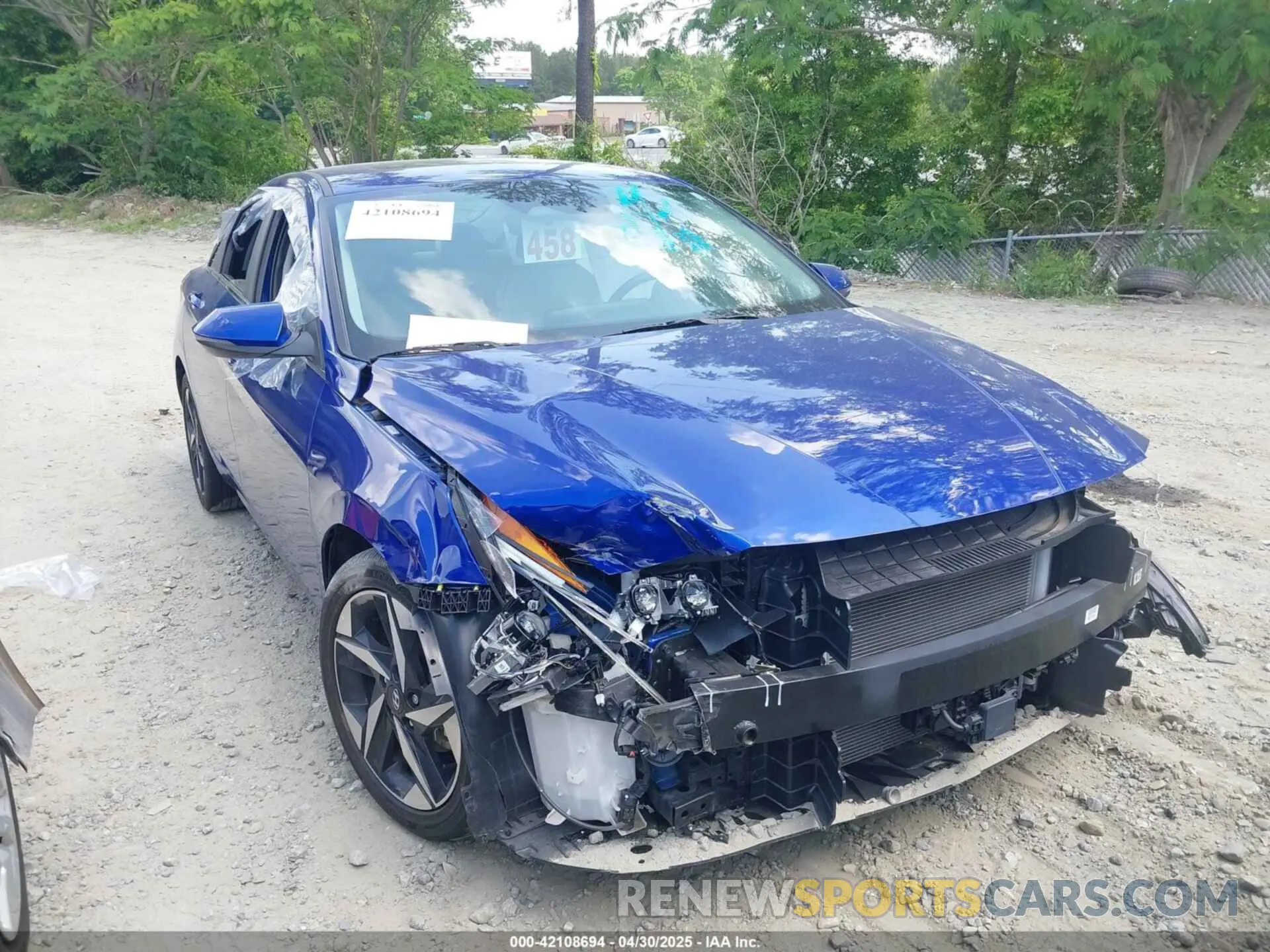1 Photograph of a damaged car KMHLN4AJXPU037875 HYUNDAI ELANTRA HYBRID 2023