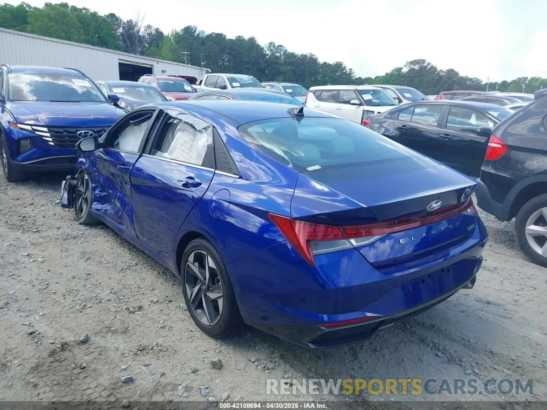 3 Photograph of a damaged car KMHLN4AJXPU037875 HYUNDAI ELANTRA HYBRID 2023