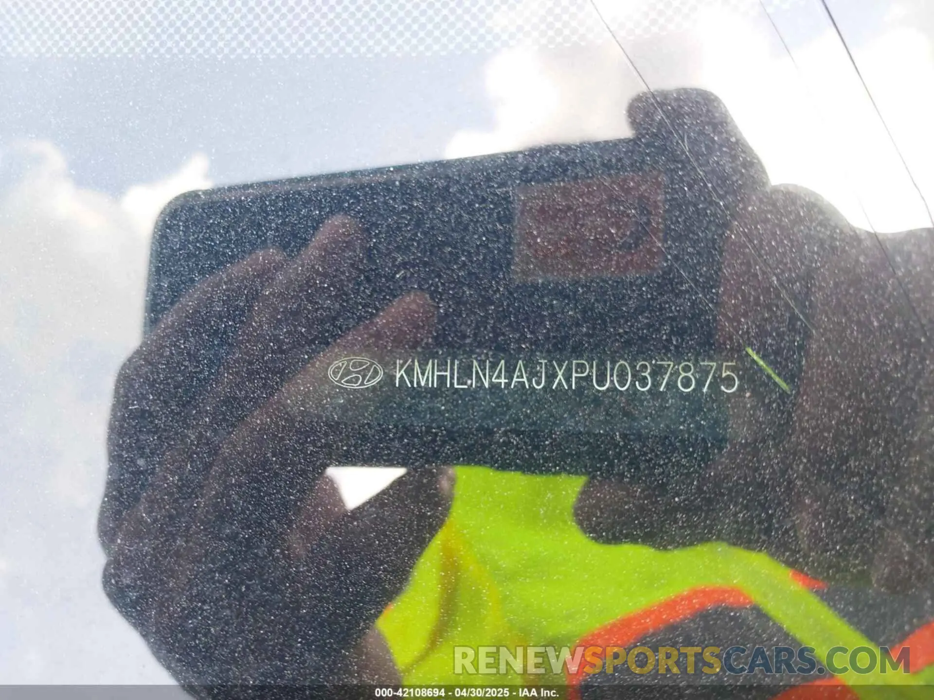 9 Photograph of a damaged car KMHLN4AJXPU037875 HYUNDAI ELANTRA HYBRID 2023