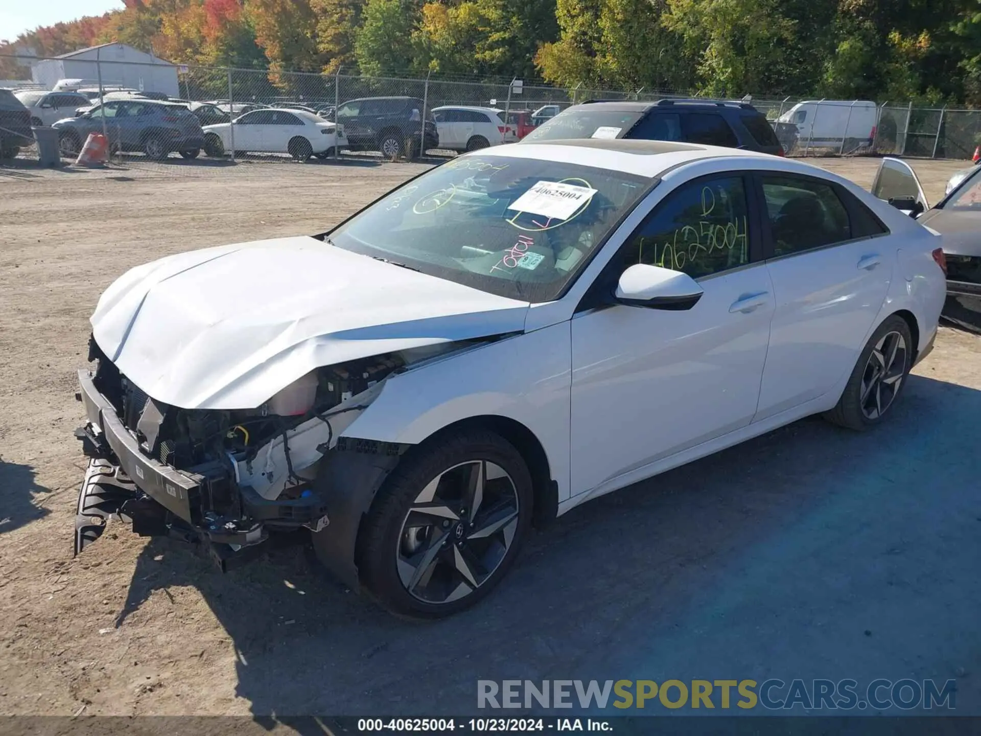 2 Photograph of a damaged car KMHLN4AJXPU038556 HYUNDAI ELANTRA HYBRID 2023