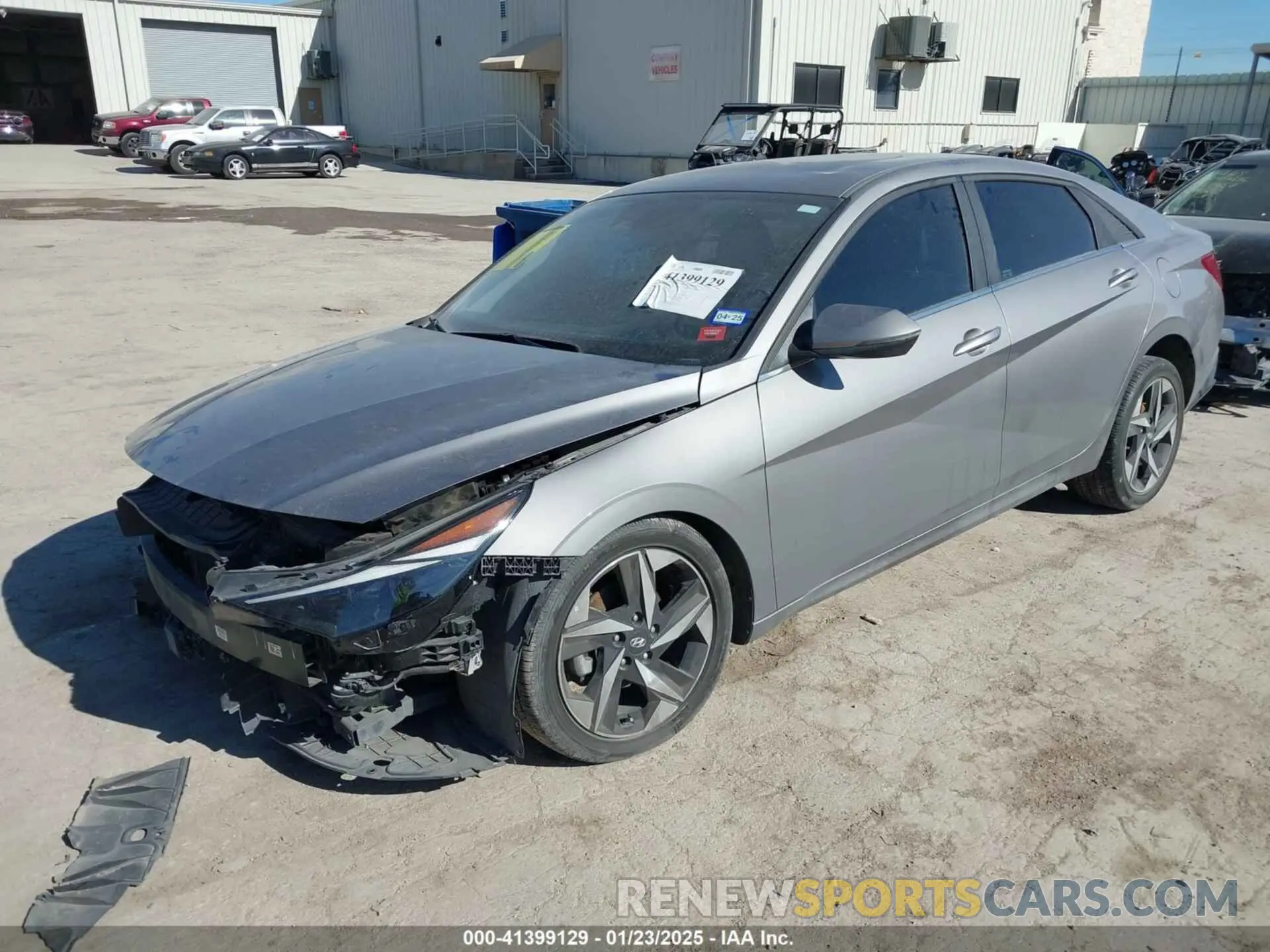 2 Photograph of a damaged car KMHLN4AJXPU043305 HYUNDAI ELANTRA HYBRID 2023