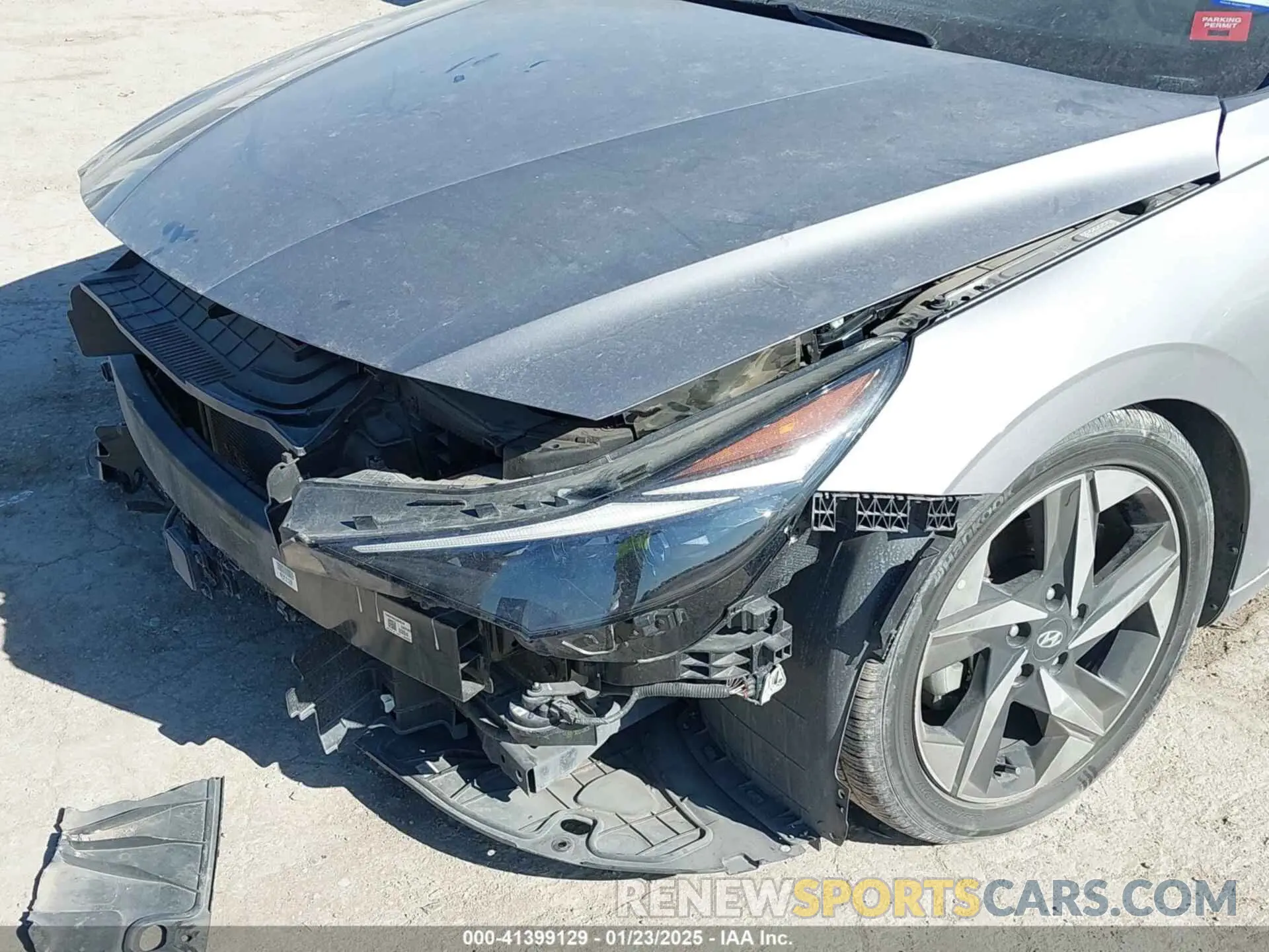 6 Photograph of a damaged car KMHLN4AJXPU043305 HYUNDAI ELANTRA HYBRID 2023