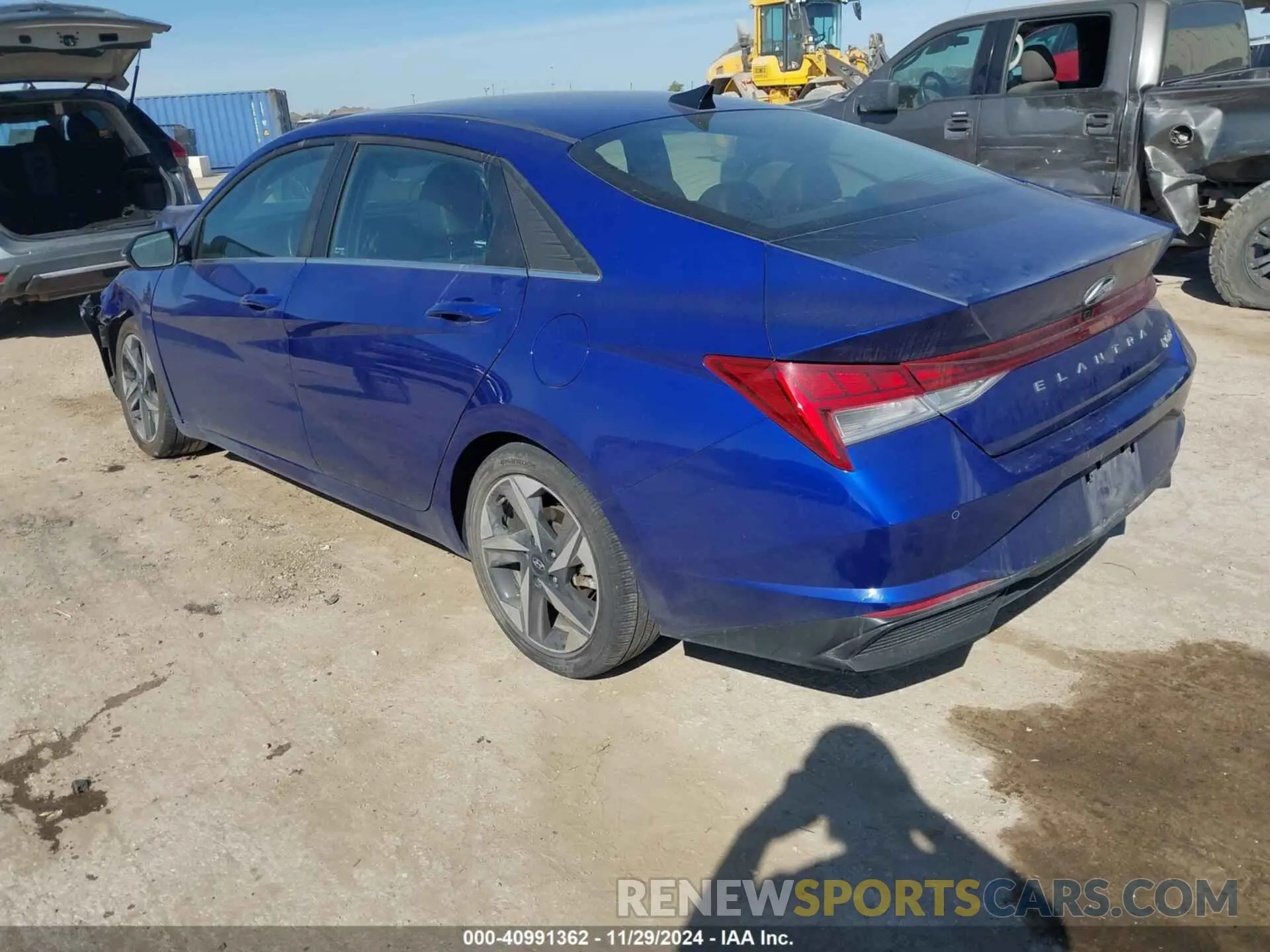 3 Photograph of a damaged car KMHLN4AJXPU063263 HYUNDAI ELANTRA HYBRID 2023