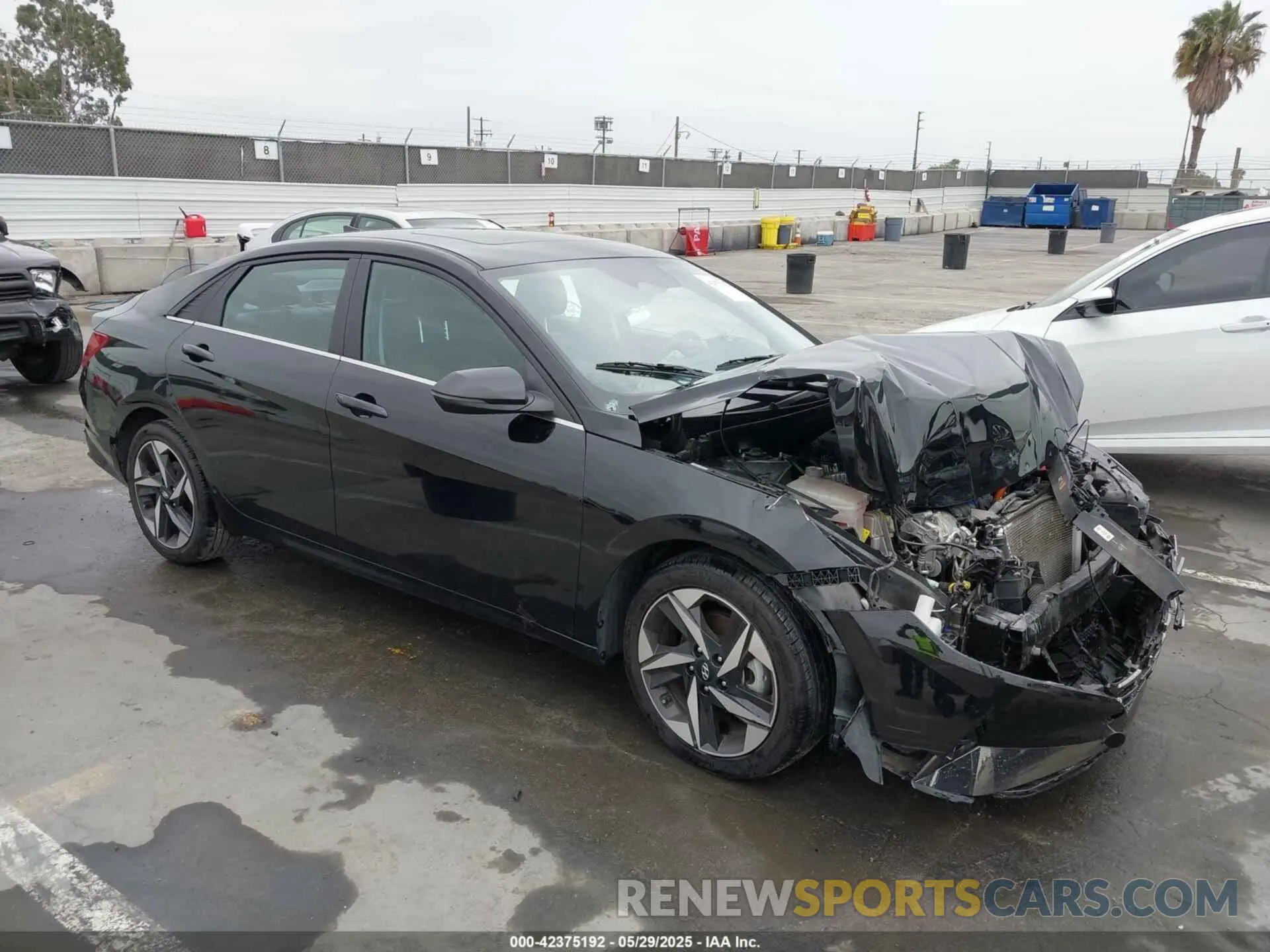 1 Photograph of a damaged car KMHLN4AJXPU064204 HYUNDAI ELANTRA HYBRID 2023