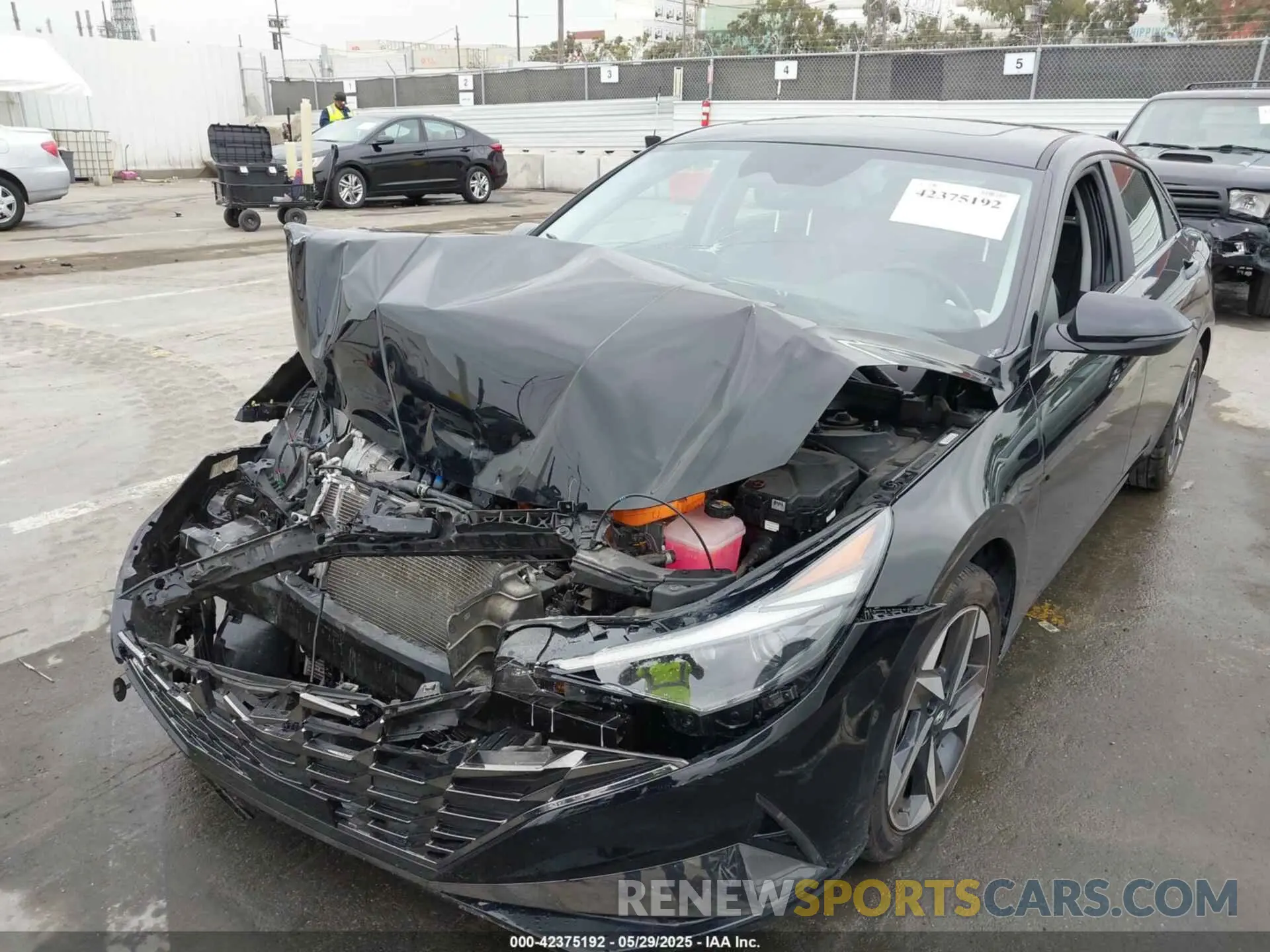 6 Photograph of a damaged car KMHLN4AJXPU064204 HYUNDAI ELANTRA HYBRID 2023