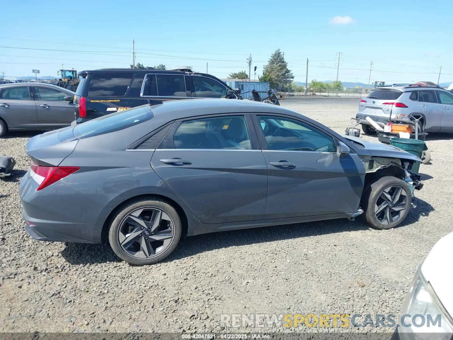 14 Photograph of a damaged car KMHLN4AJXPU078717 HYUNDAI ELANTRA HYBRID 2023