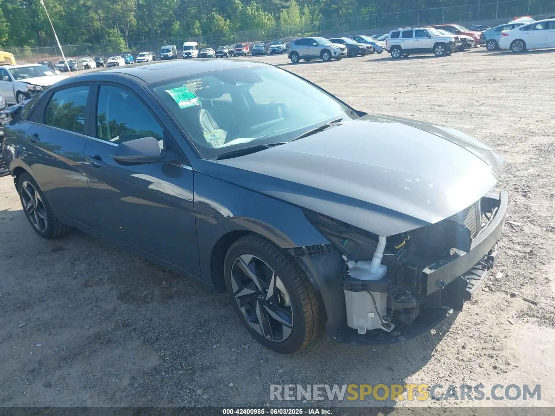 1 Photograph of a damaged car KMHLN4AJXPU078989 HYUNDAI ELANTRA HYBRID 2023