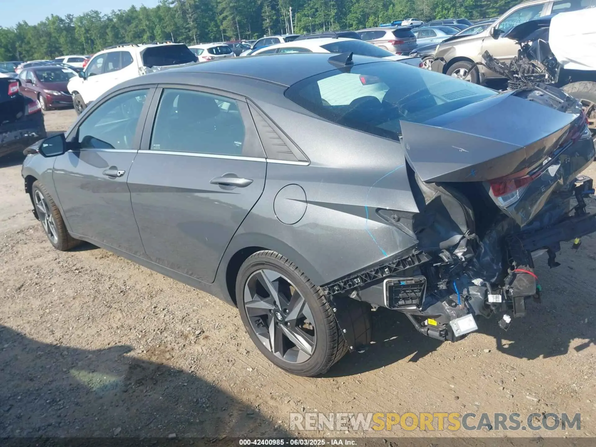 3 Photograph of a damaged car KMHLN4AJXPU078989 HYUNDAI ELANTRA HYBRID 2023