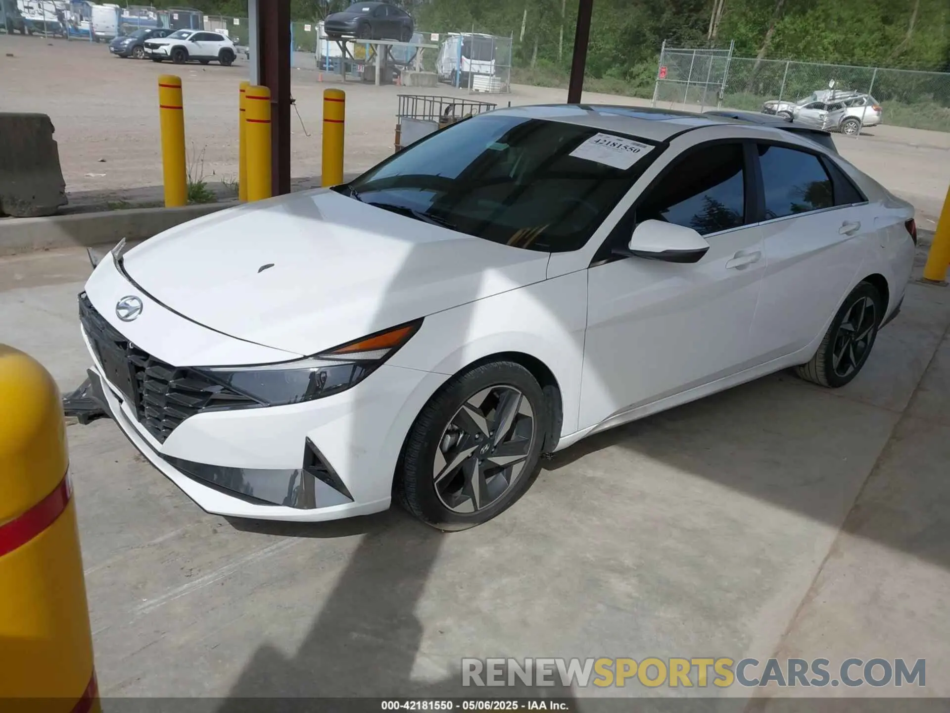 2 Photograph of a damaged car KMHLN4AJXPU079575 HYUNDAI ELANTRA HYBRID 2023