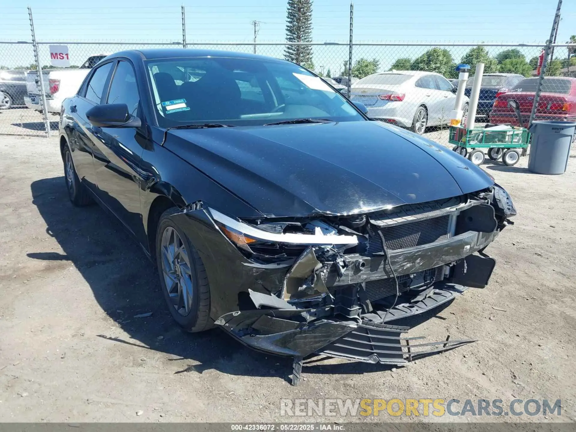 1 Photograph of a damaged car KMHLM4DJ8RU107889 HYUNDAI ELANTRA HYBRID 2024