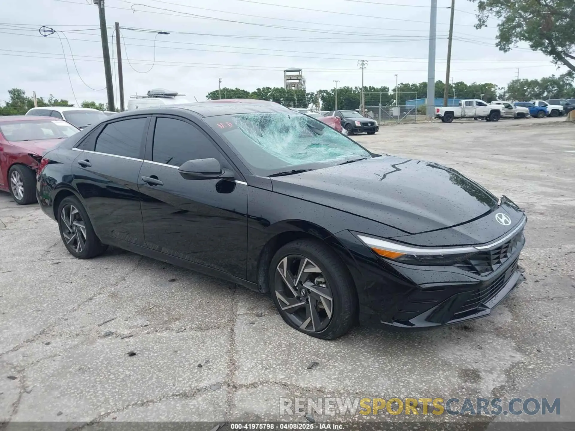 1 Photograph of a damaged car KMHLN4DJ1RU101557 HYUNDAI ELANTRA HYBRID 2024