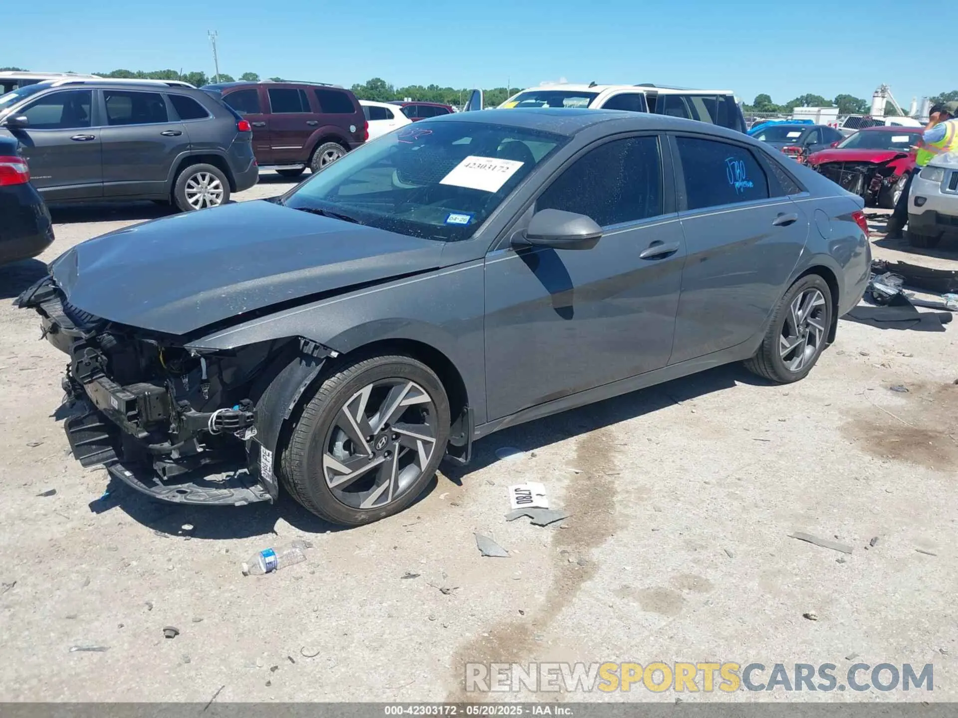 2 Photograph of a damaged car KMHLN4DJ2RU103415 HYUNDAI ELANTRA HYBRID 2024