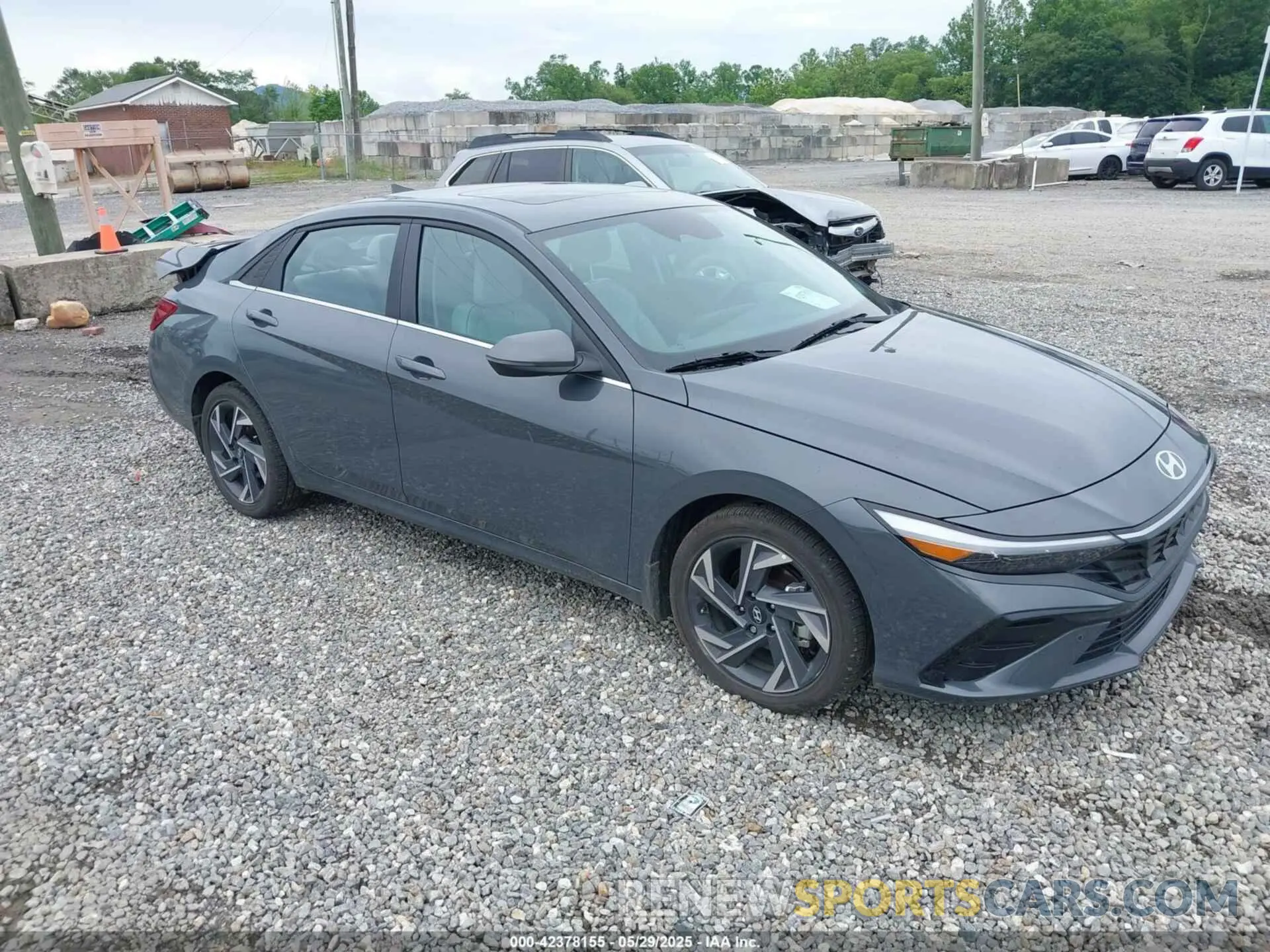 1 Photograph of a damaged car KMHLN4DJ2RU110848 HYUNDAI ELANTRA HYBRID 2024