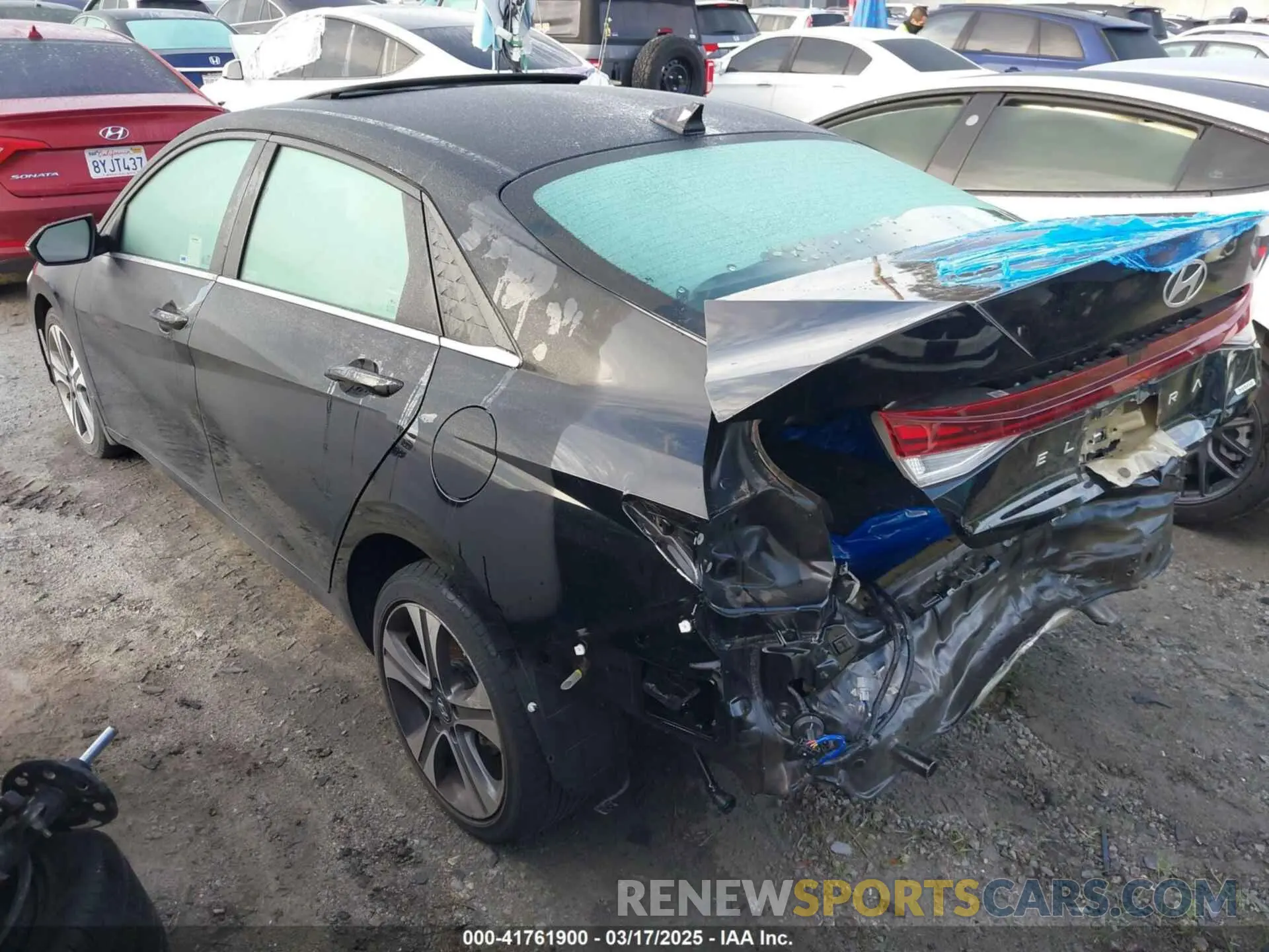 3 Photograph of a damaged car KMHLN4DJ3RU097253 HYUNDAI ELANTRA HYBRID 2024